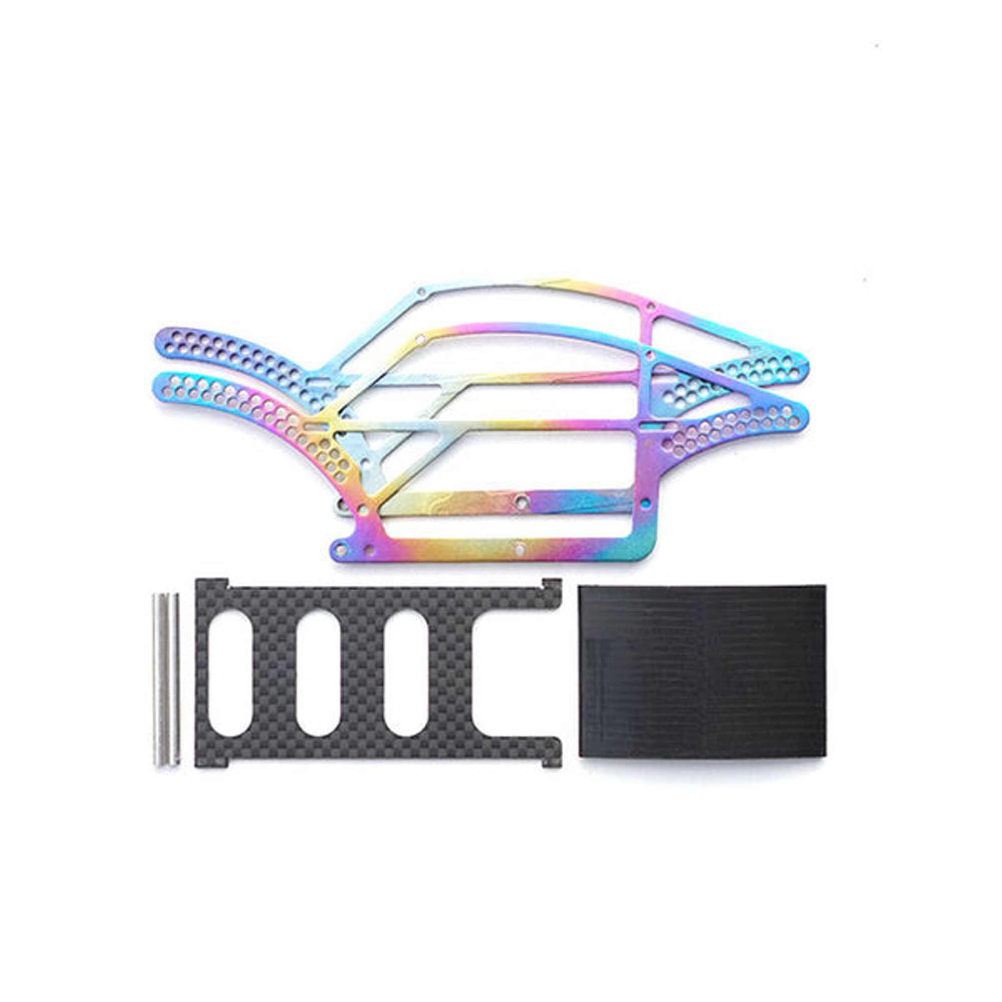 Furitek Bettle Titanium Comp Chassis, Rainbow: TRX-4M
