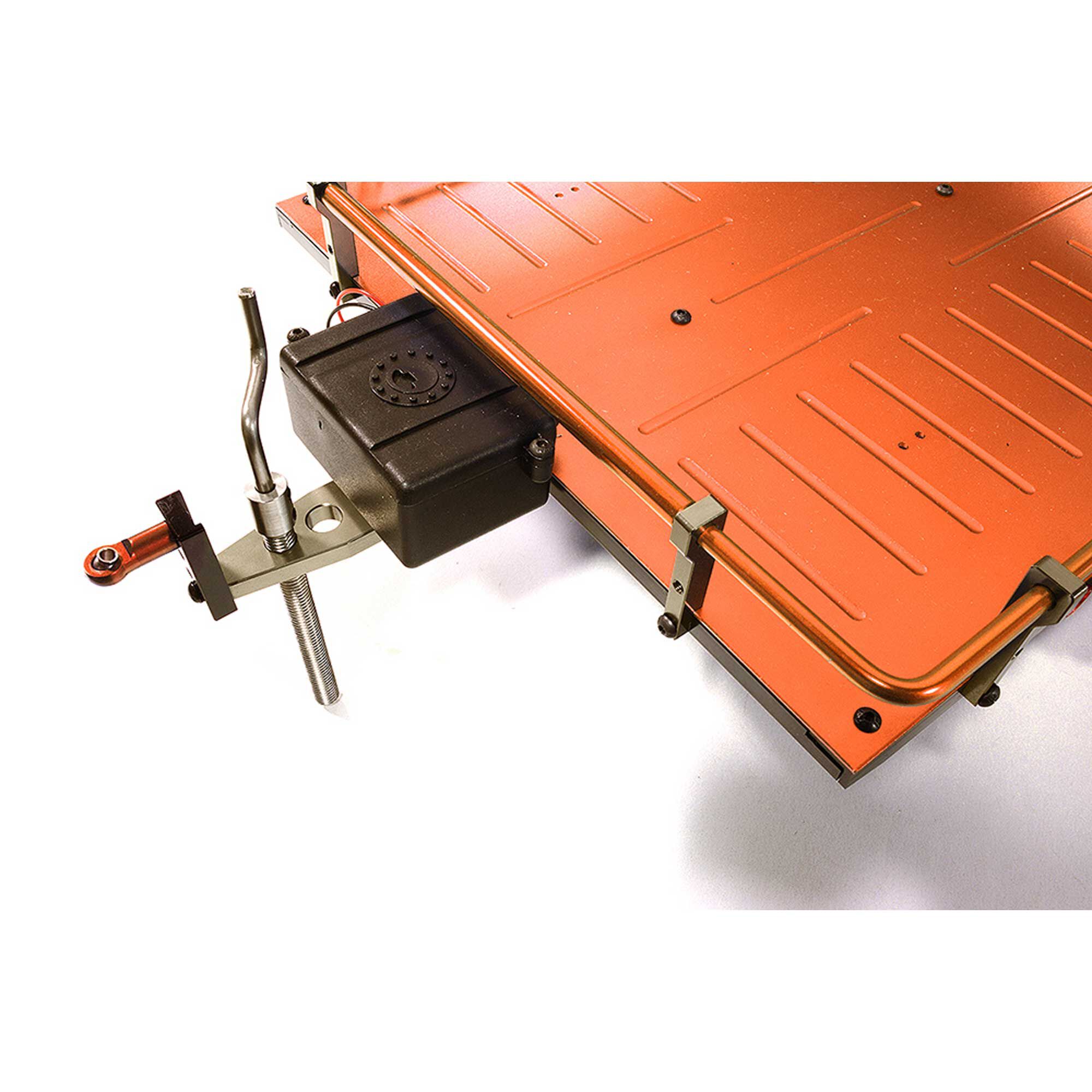 Integy Alloy Flatbed Dual Axle Car Trailer, Orange: 1/10 RC