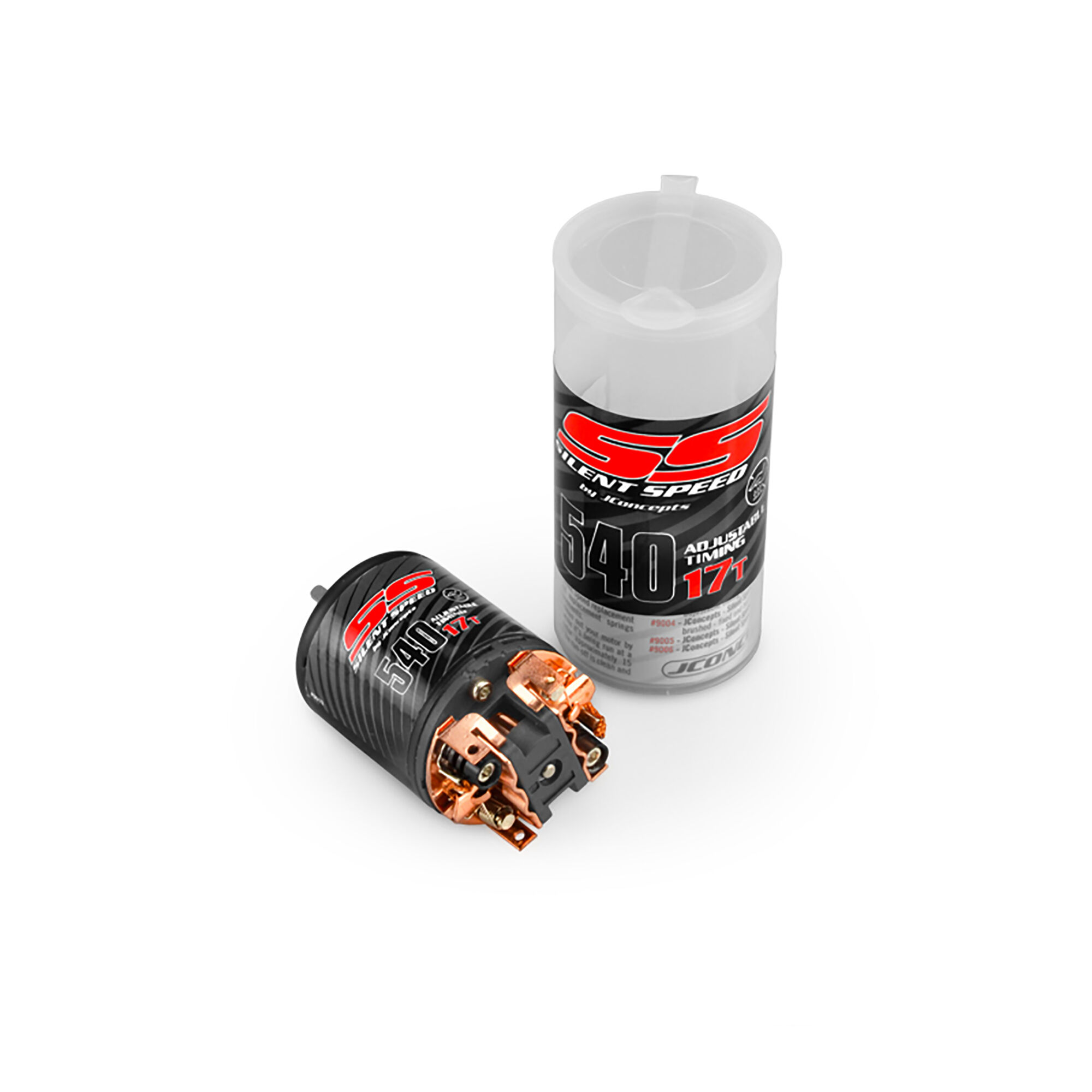 JConcepts, Inc. Silent Speed Adjustable Timing Competition Motor, 17T