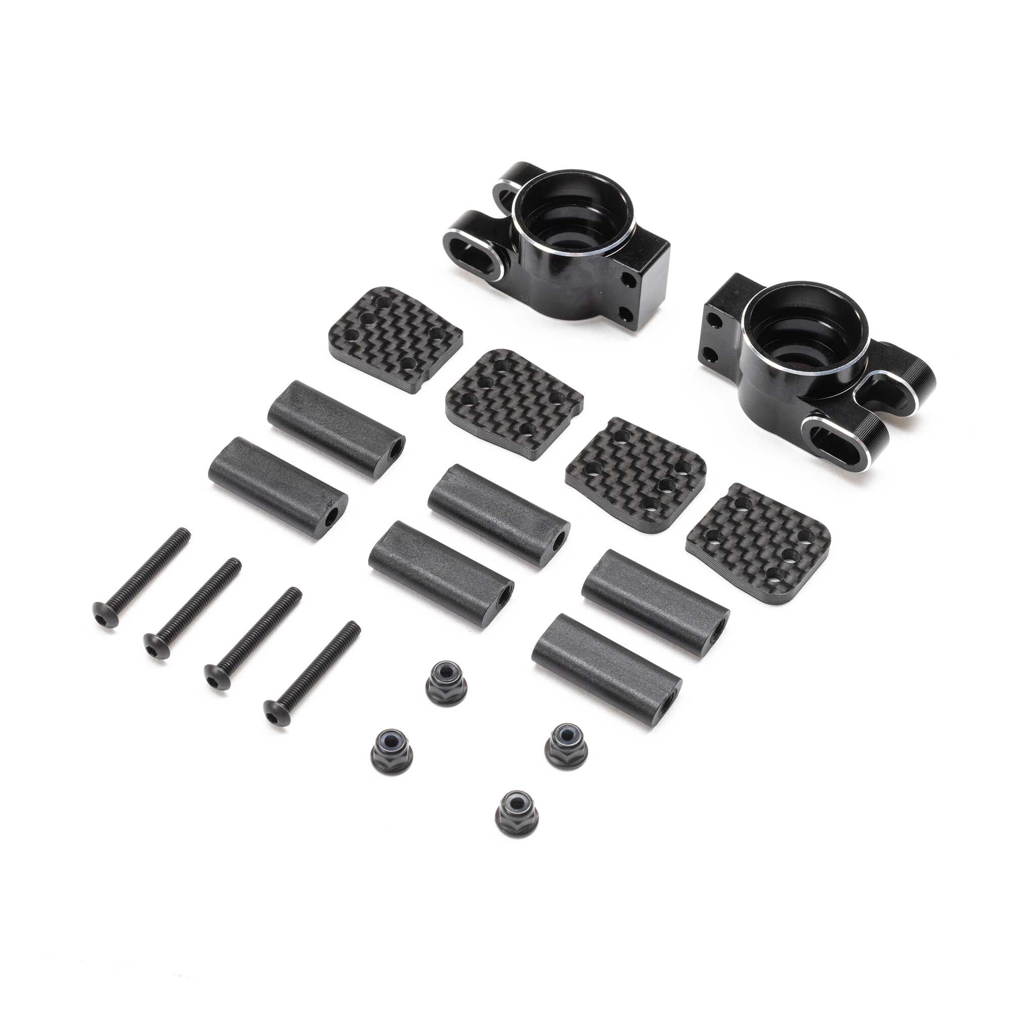 Team Losi Racing Rear Hub, Aluminum: 8X, 8XE 2.0