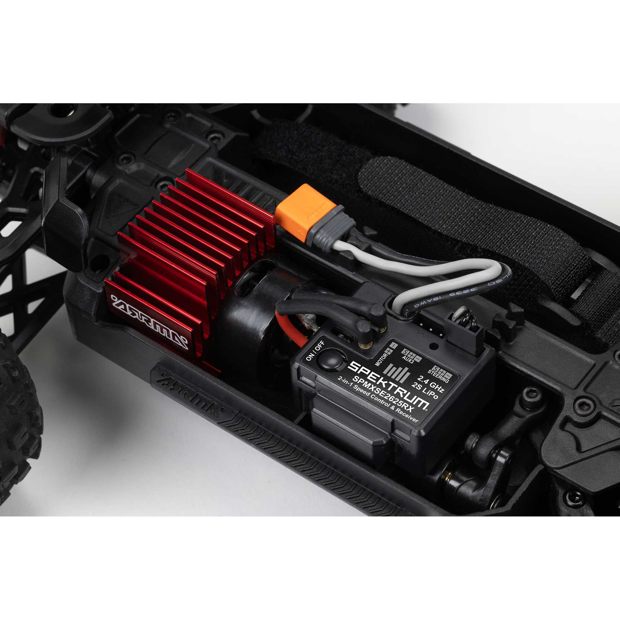 ARRMA 1/18 GRANITE GROM 4X4 RTR Brushed Monster Truck (Battery & Charger Included), Blue