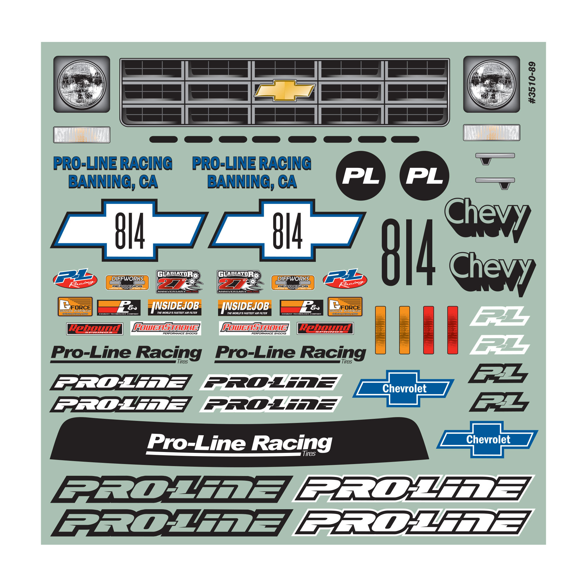 Pro-Line Racing 1/10 1978 Chevy C-10 Race Truck Clear Body: Short Course