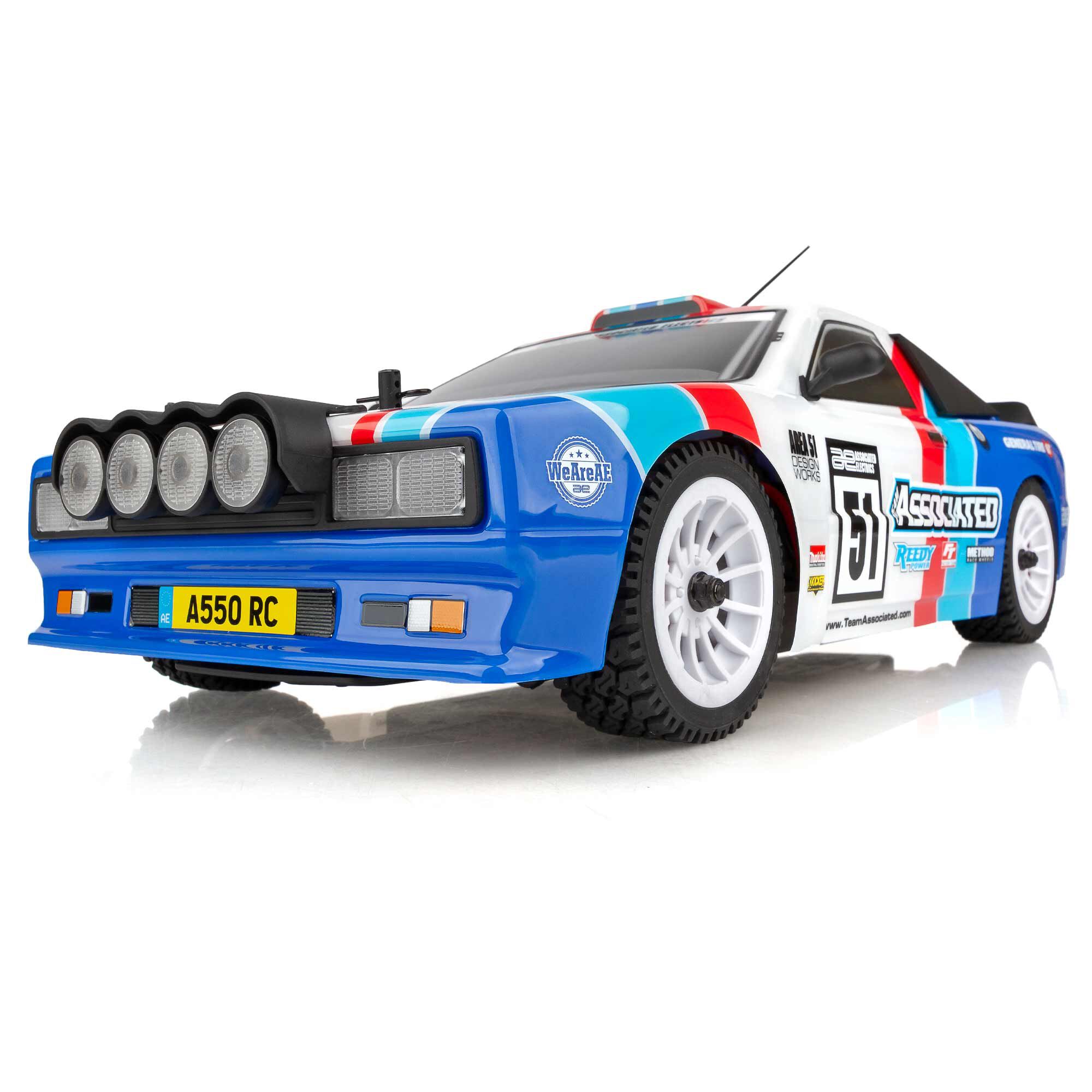 Team Associated 1/10 Apex2 Sport, A550 Rally Car RTR