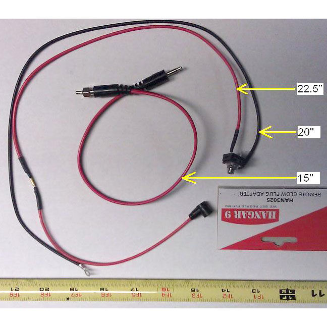 Hangar 9 Remote Glow Plug Adapter with Starter Adapter