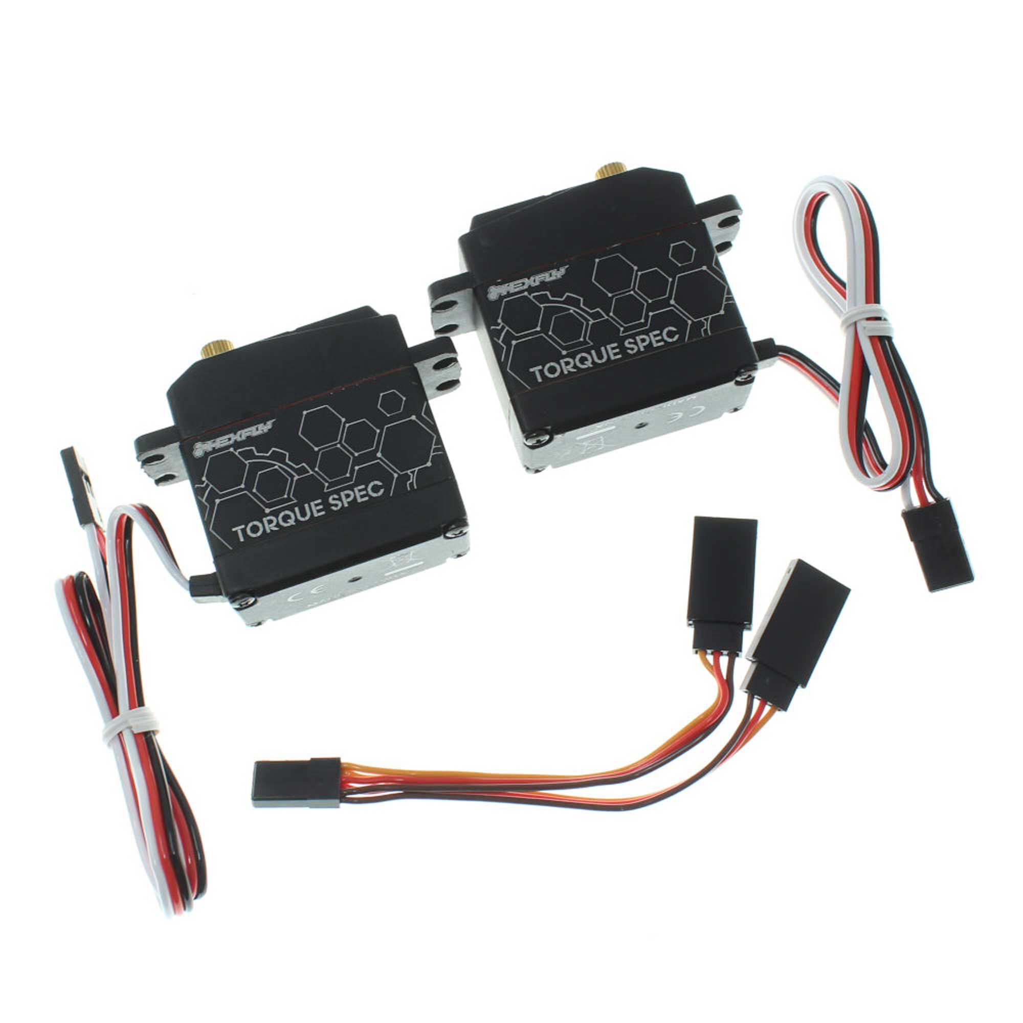 Redcat Racing Hexfly Torque Spec Servos with Y-Harness (2)