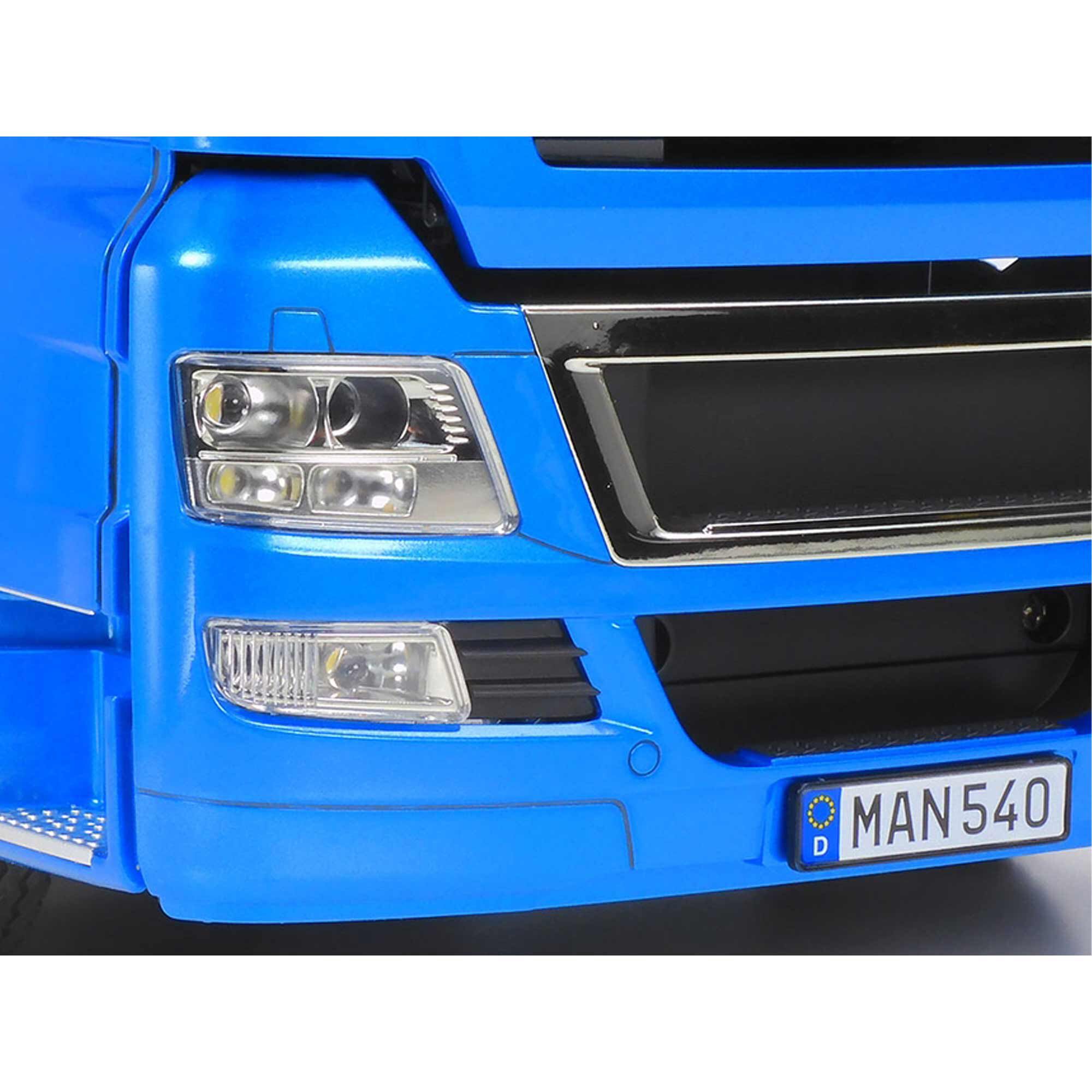 Tamiya 1/14 Man TGX 26.540 10X8 XLX Kit, Light Metallic Blue