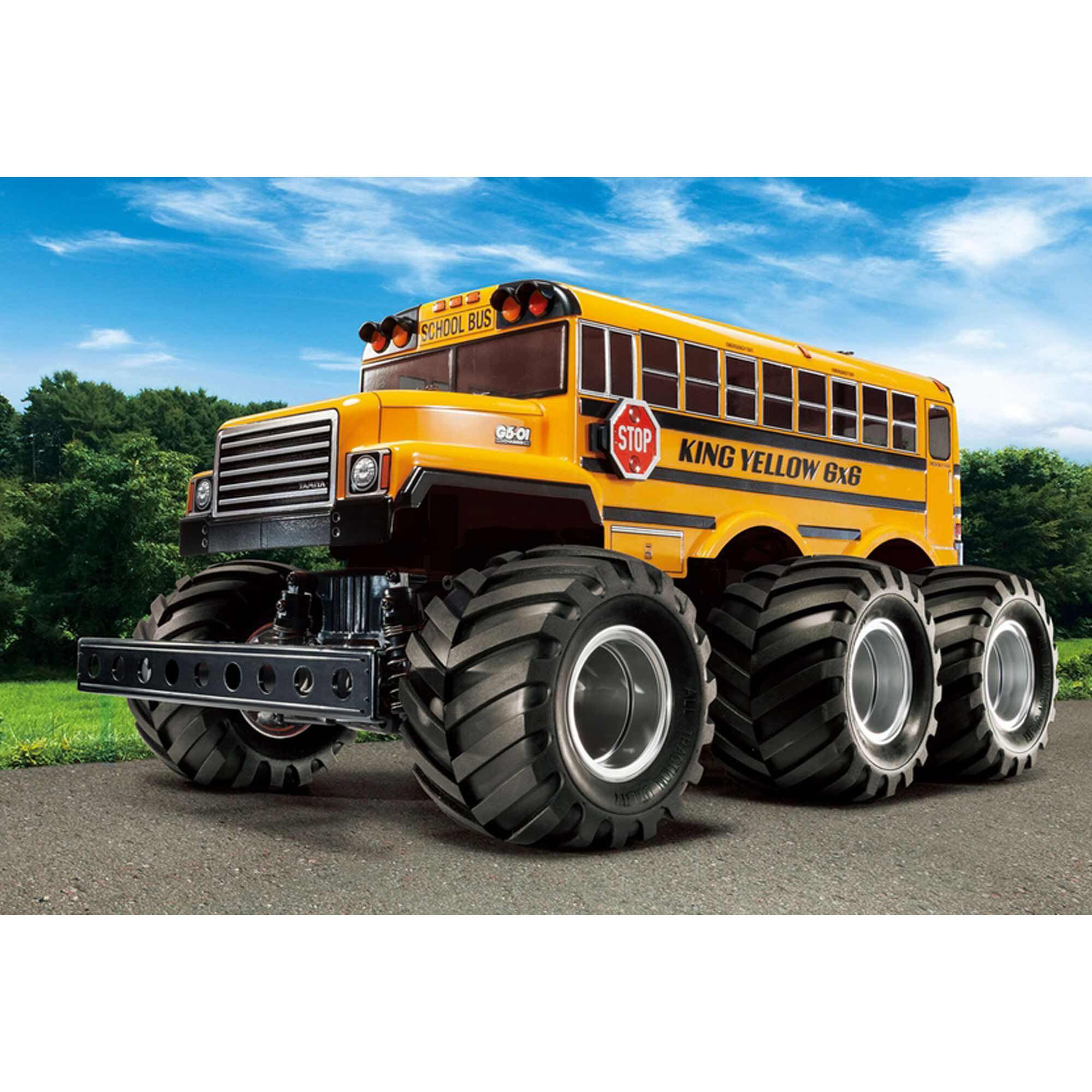 Tamiya 1/18 King Yellow G6-01 6x6 Monster Truck Kit