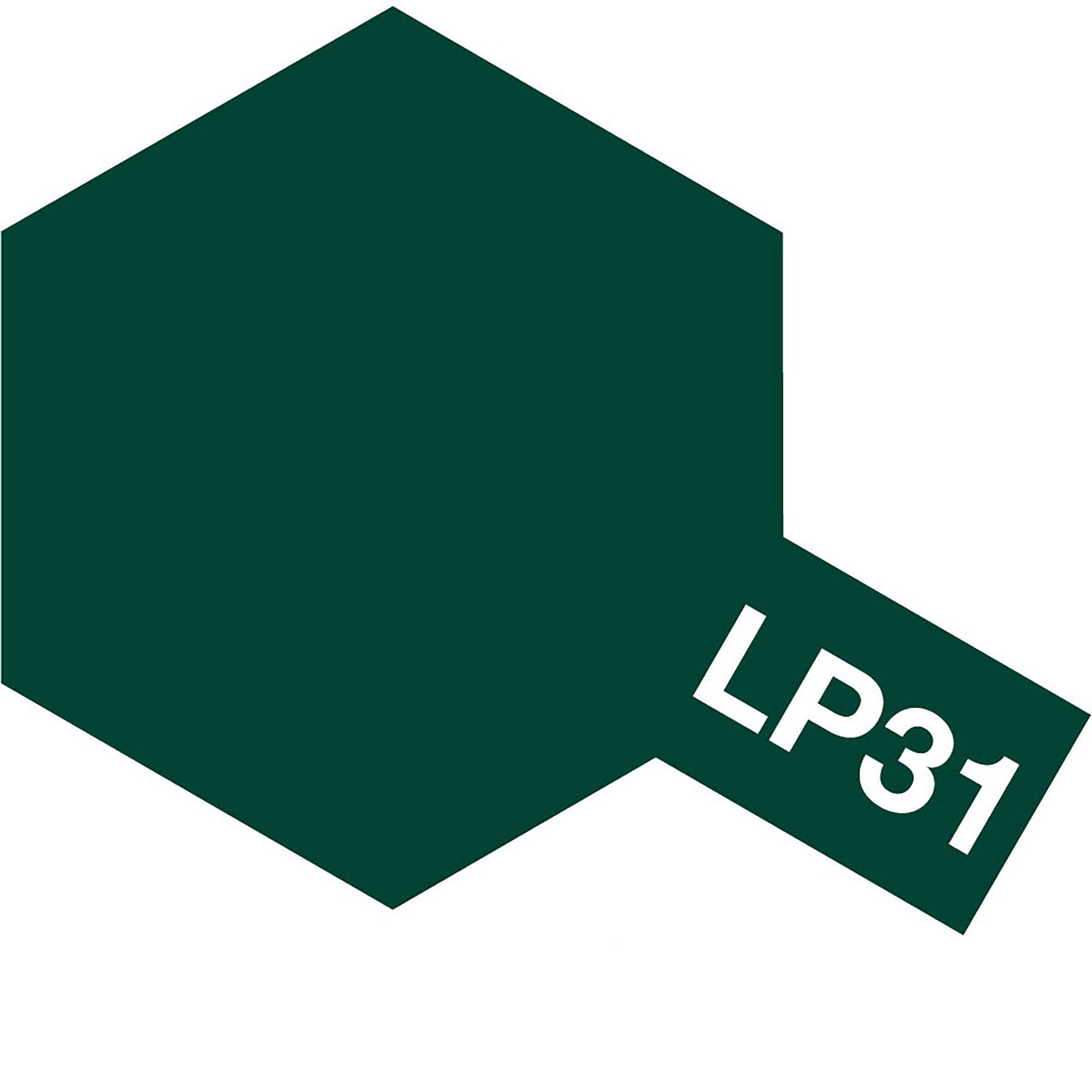 Tamiya Lacquer Paint, LP-31 Dark Green 2 (IJN), 10 mL