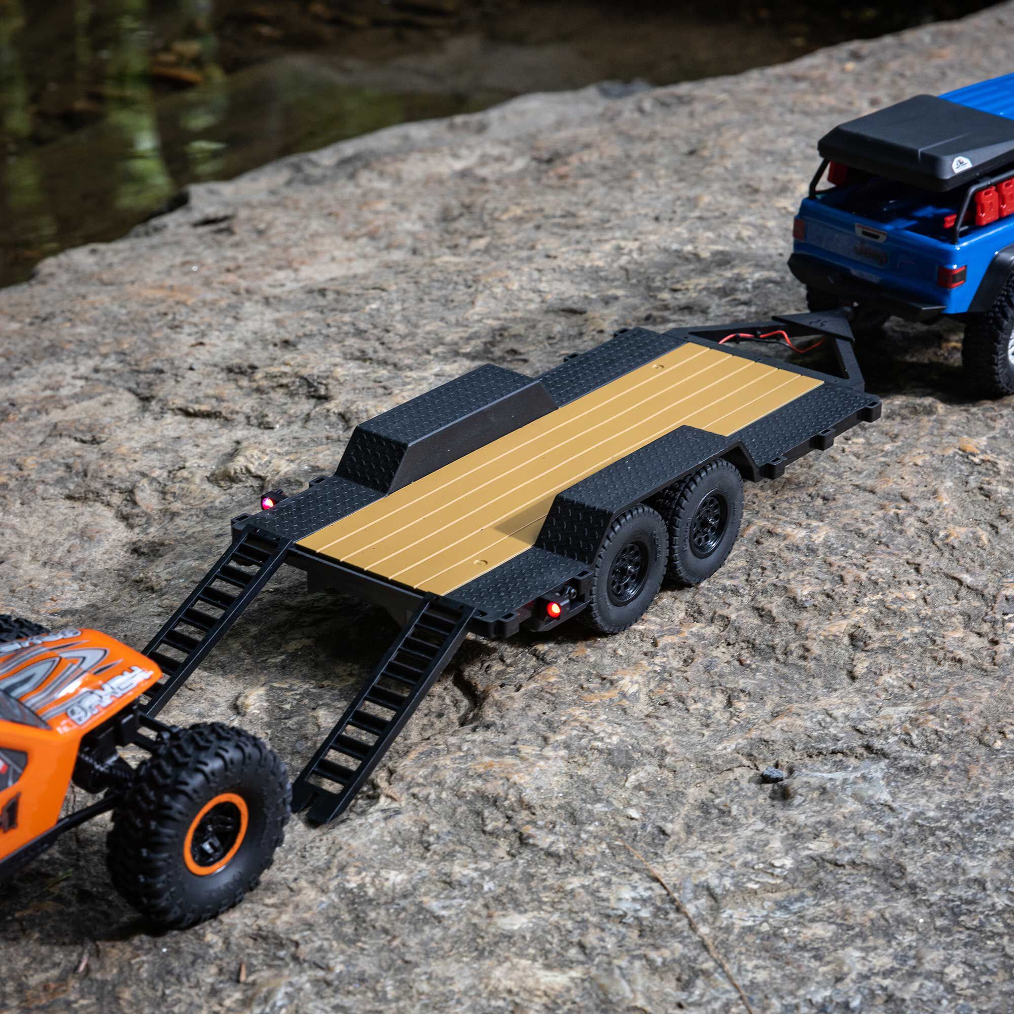 Axial 1/24 SCX24 Flat Bed Vehicle Trailer