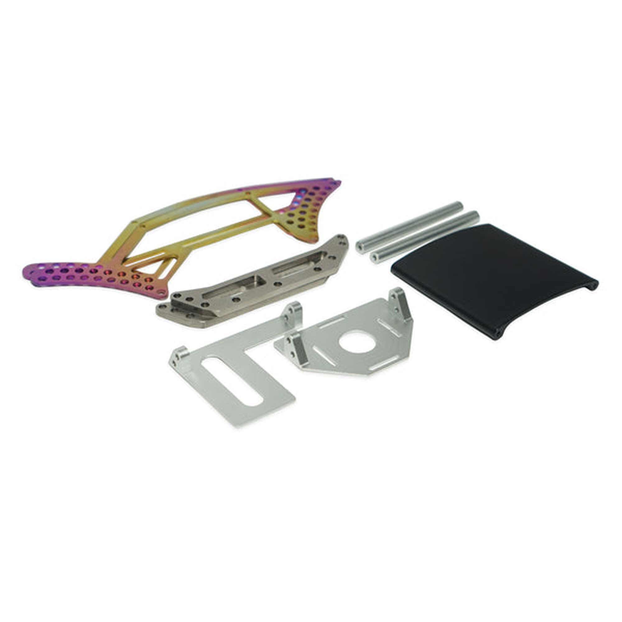 Furitek Bettle Titanium Comp Chassis, Rainbow: UTB18 Capra