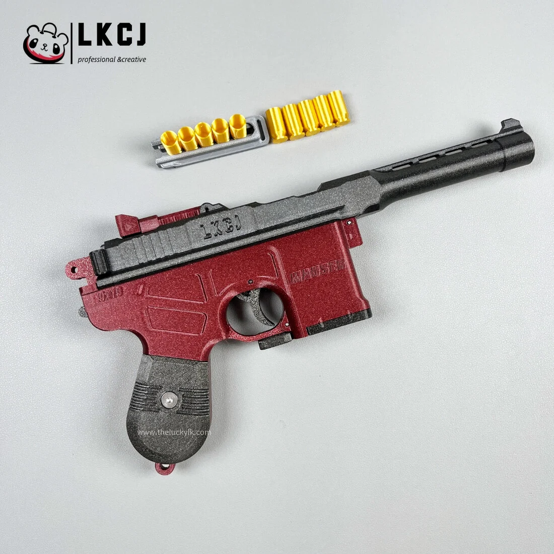 3D Printed Mauser With Throwable Bullets Christmas Gift