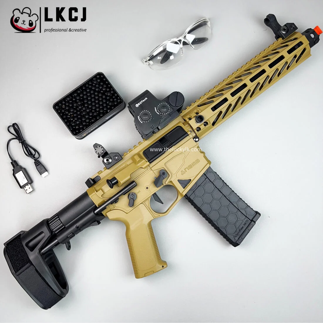 BLP Gel Blaster With Forward And Backward Movable Bolt
