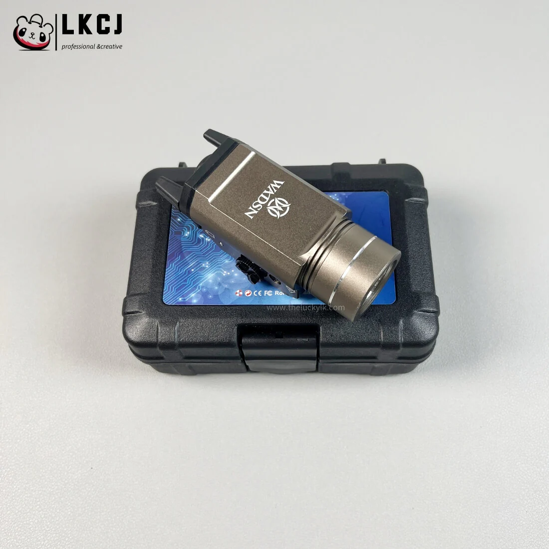 Metal Flashlight With Adjustable Rail