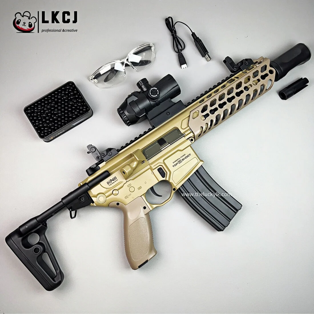 MCX Gel Blaster With Forward And Backward Movable Bolt