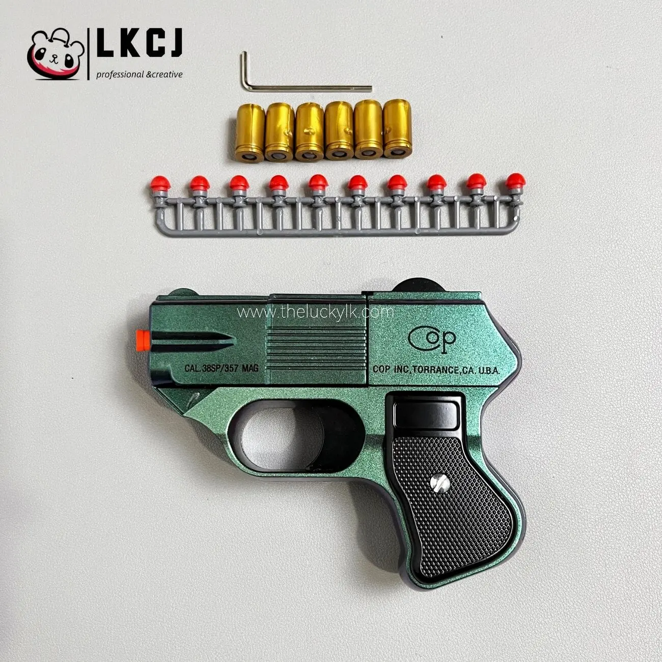 New Quadruple Shot Cop 357 Nerf Toy Gun