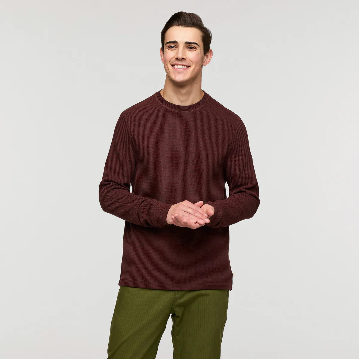 Atajo Long-Sleeve Waffle Shirt - Men's