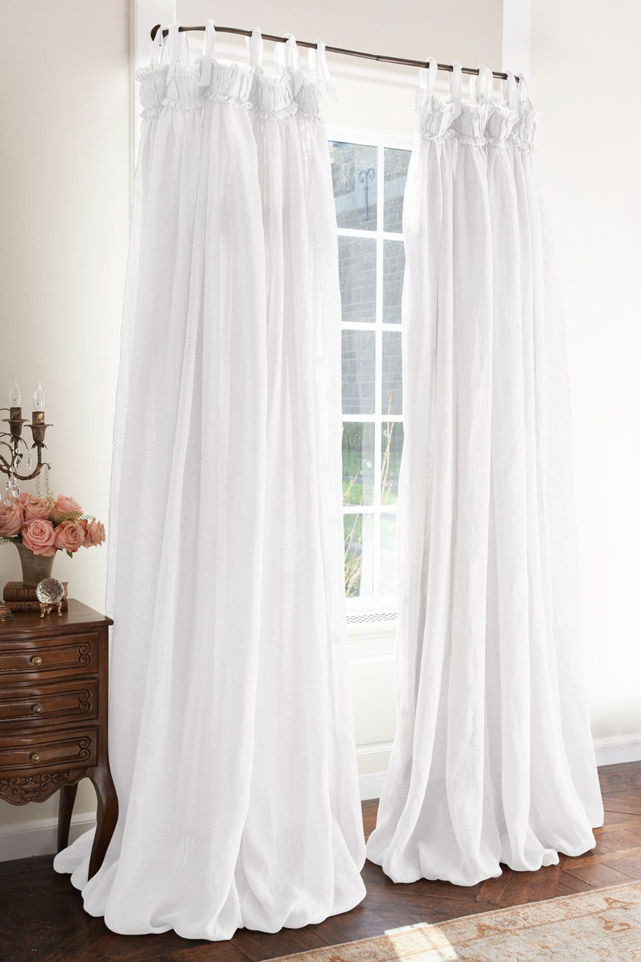 Linen Balloon Drapery Panel