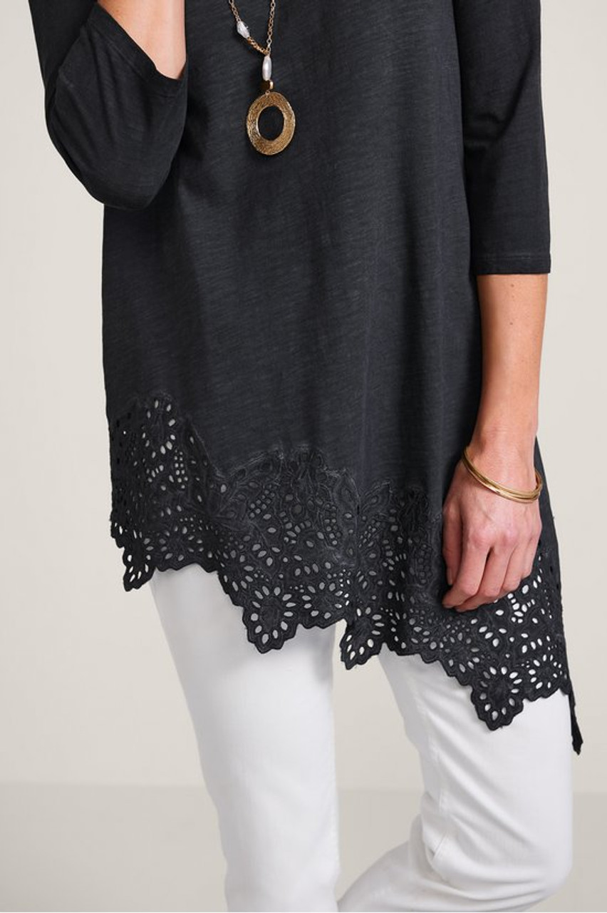 Ayesha Lace Trim Tunic
