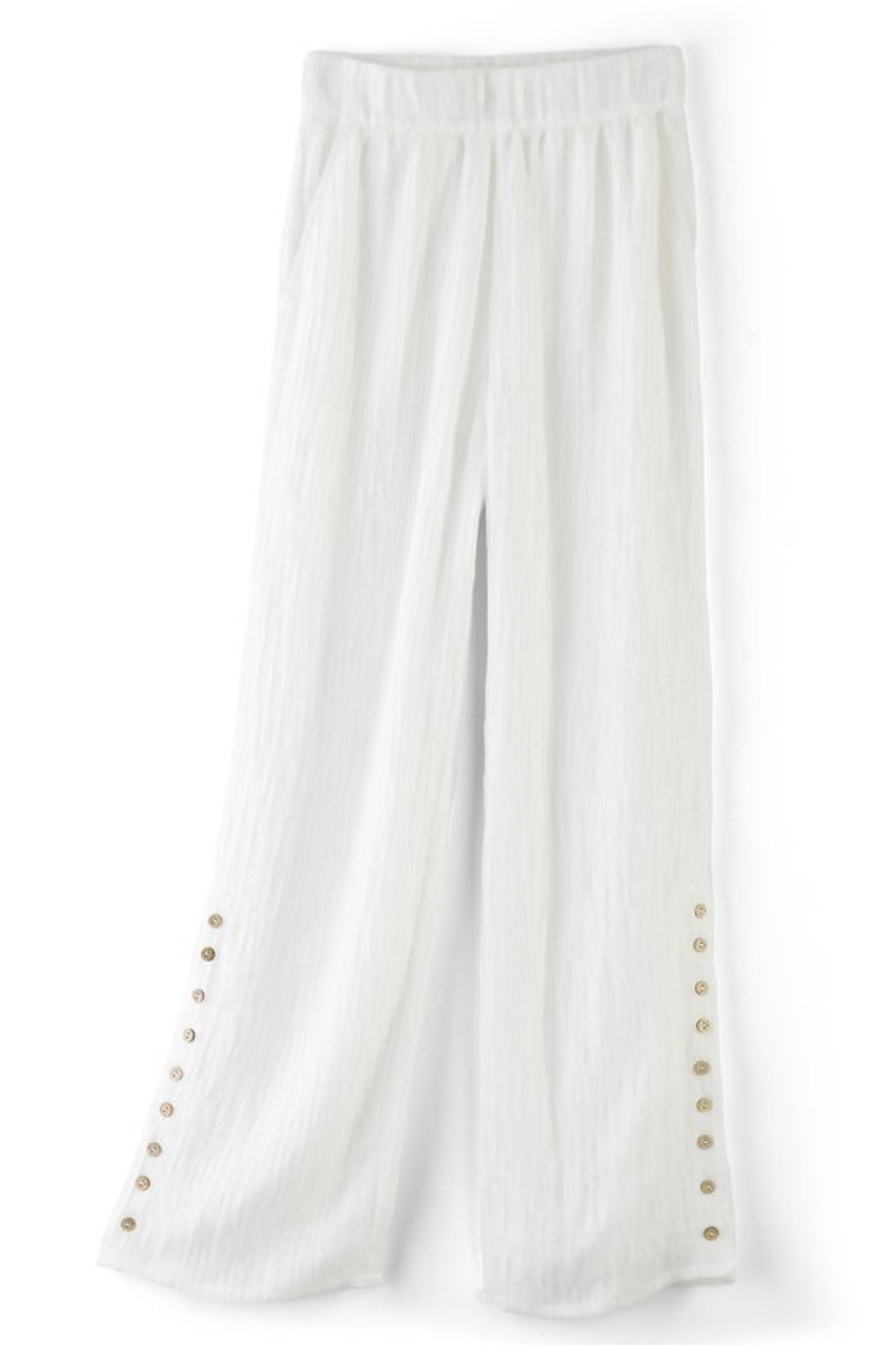 Oceo Gauze Wide-Leg Pants1474