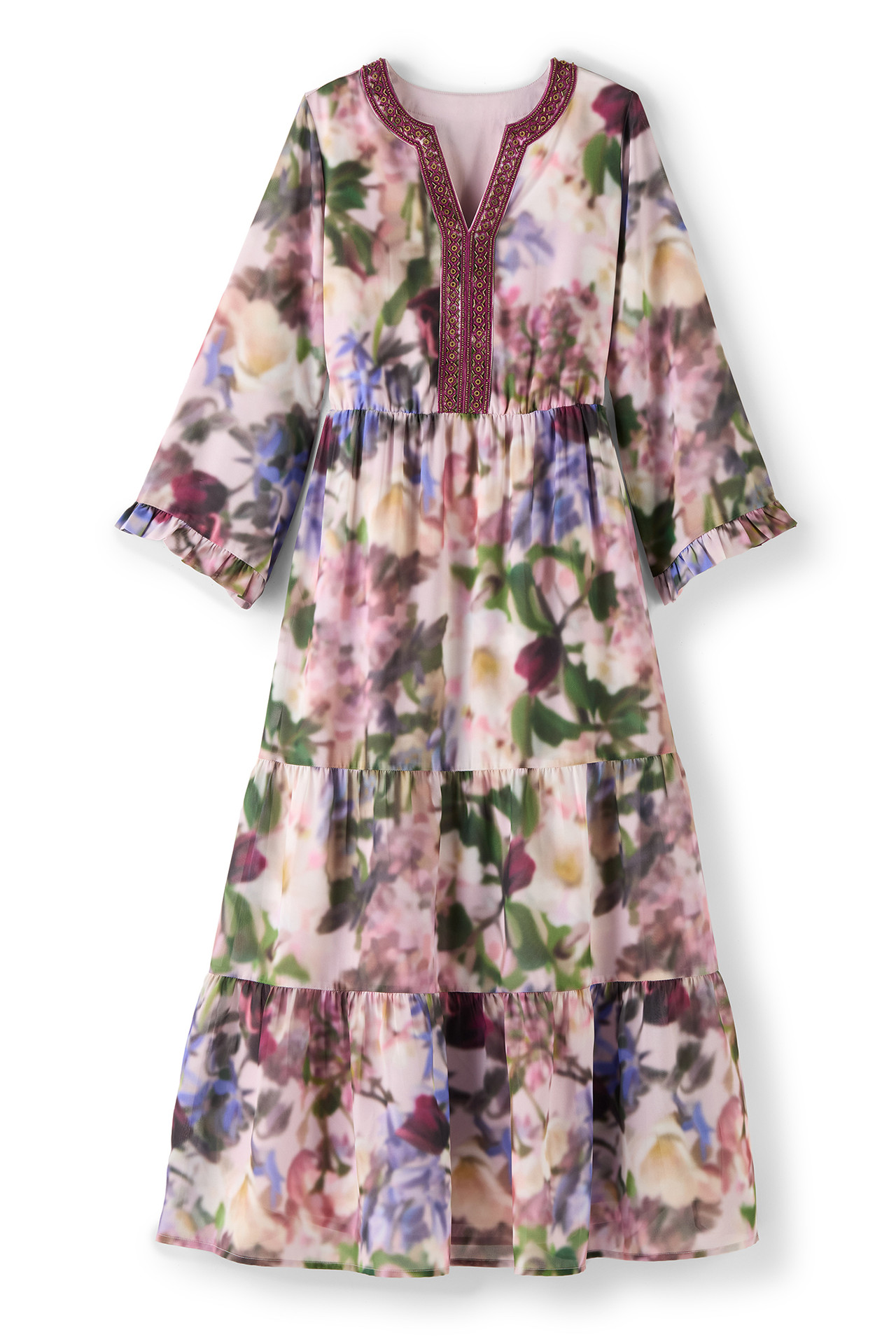 Baroque Maxi Dress