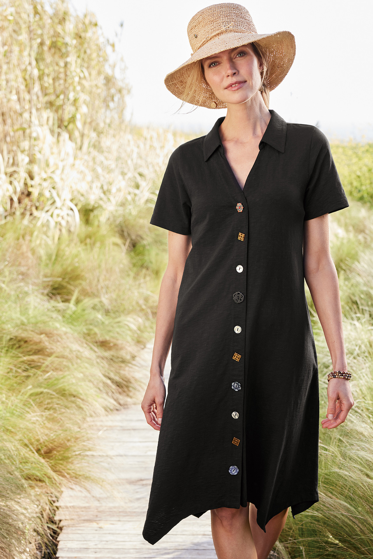 Danielle Button Dress1338