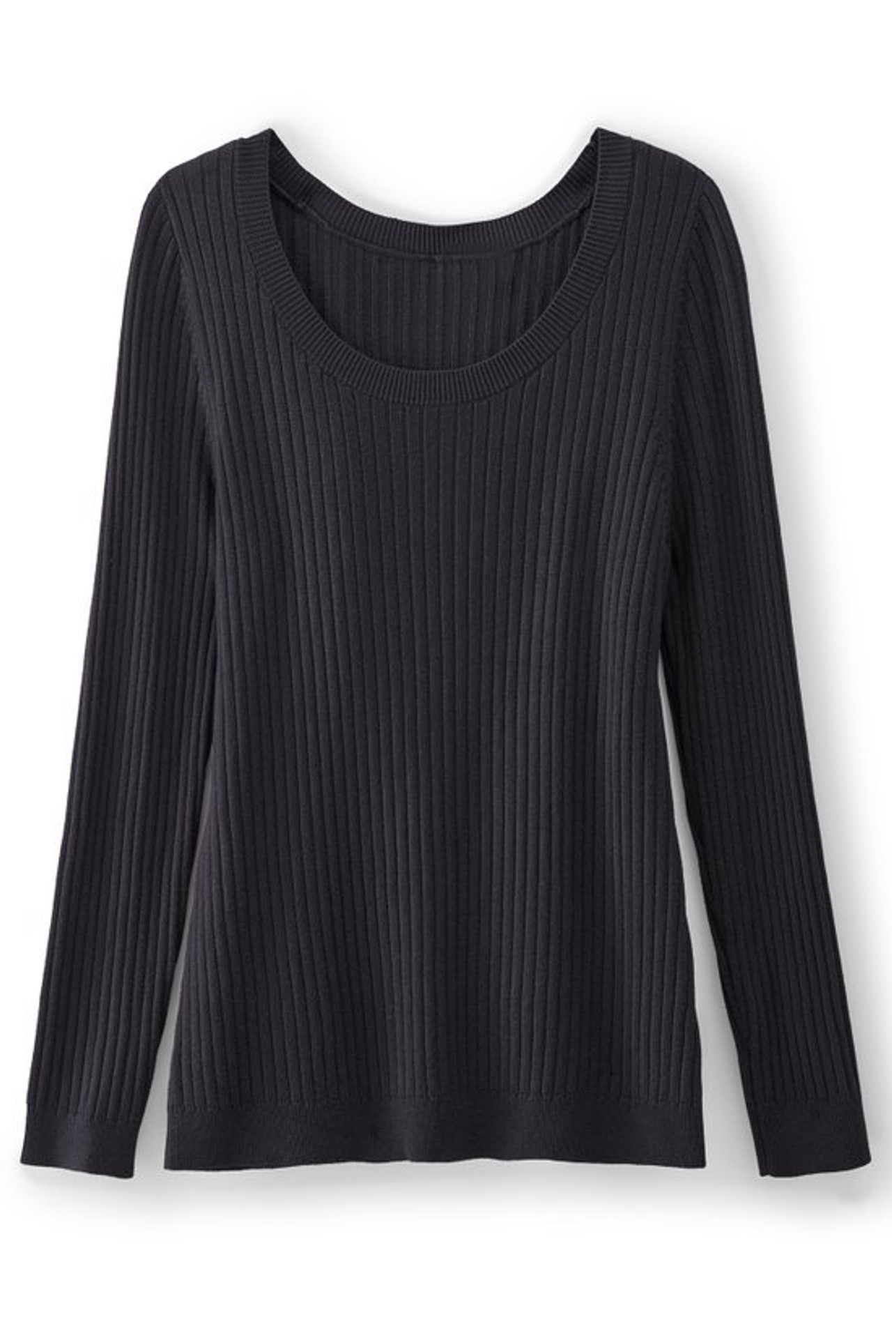 SoftEssential™ Ribbed Pullover Sweater