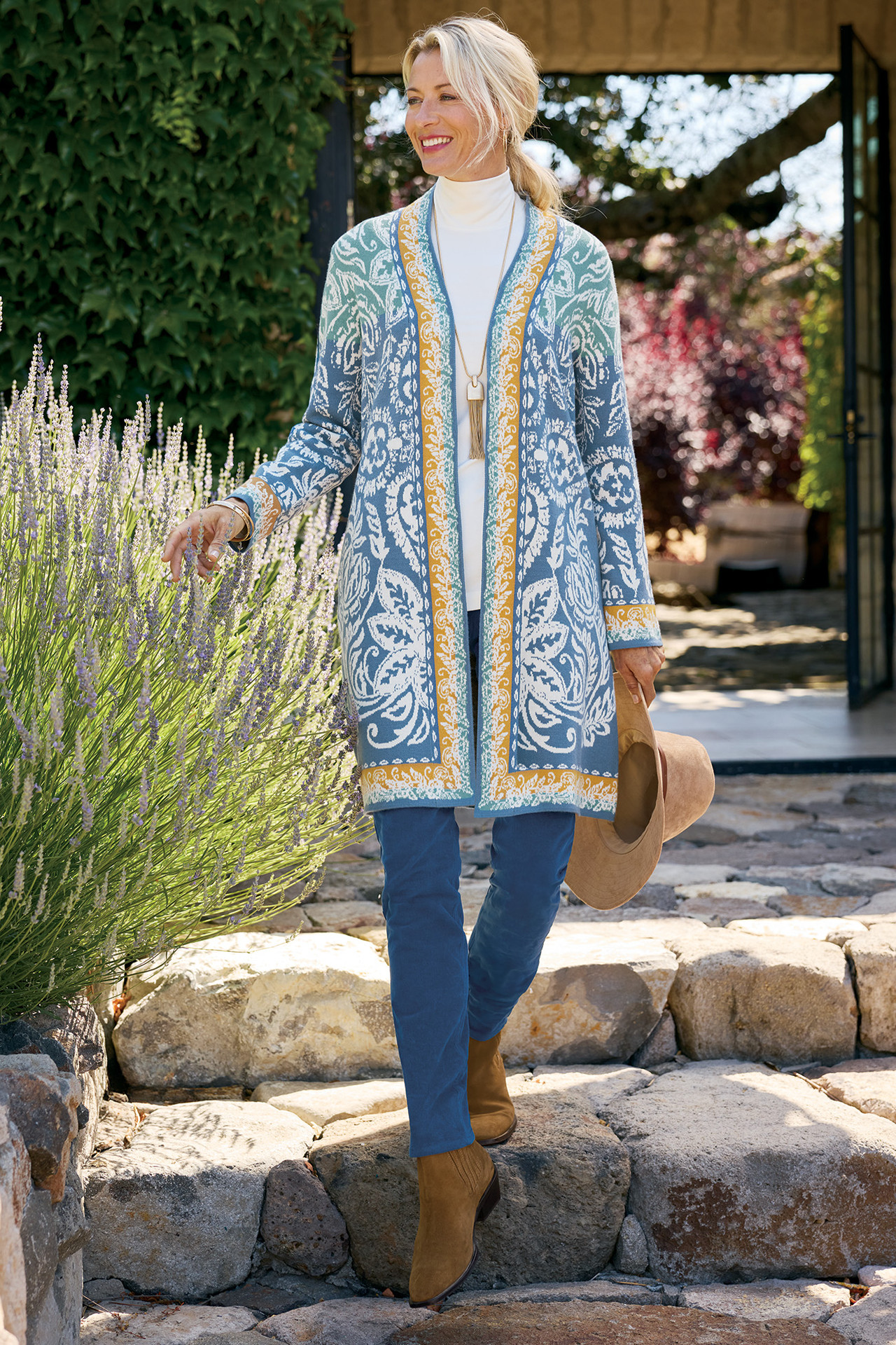 Ezer Jacquard Duster
