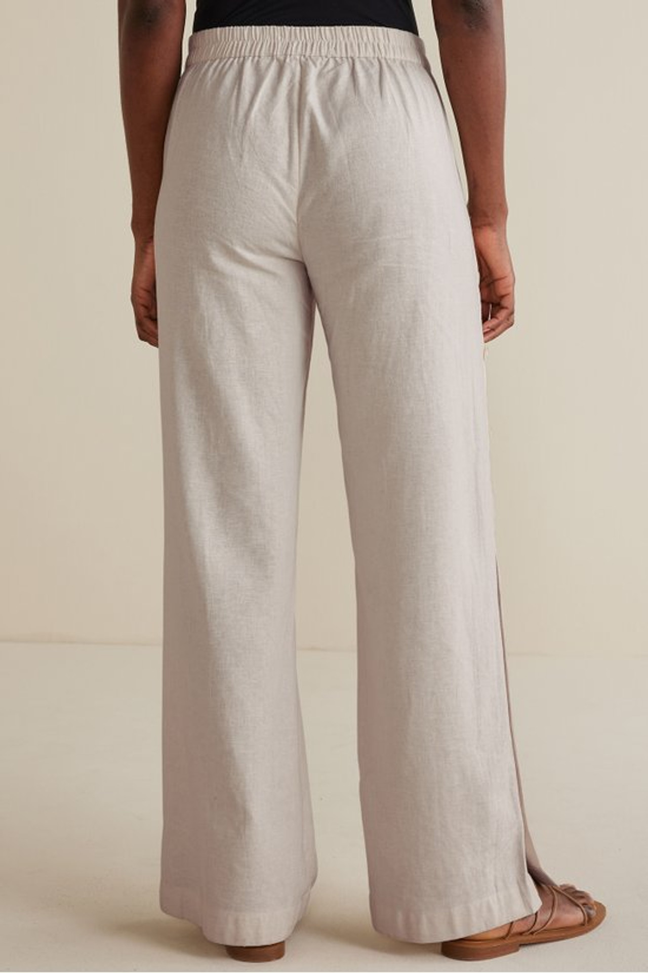 Sonoma Linen Blend Wide Leg Pants