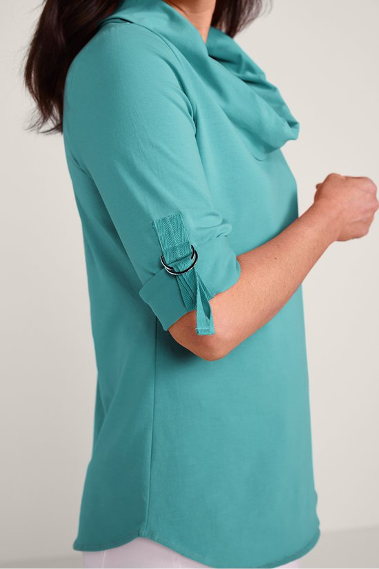 Madison Cowl Neck Tee