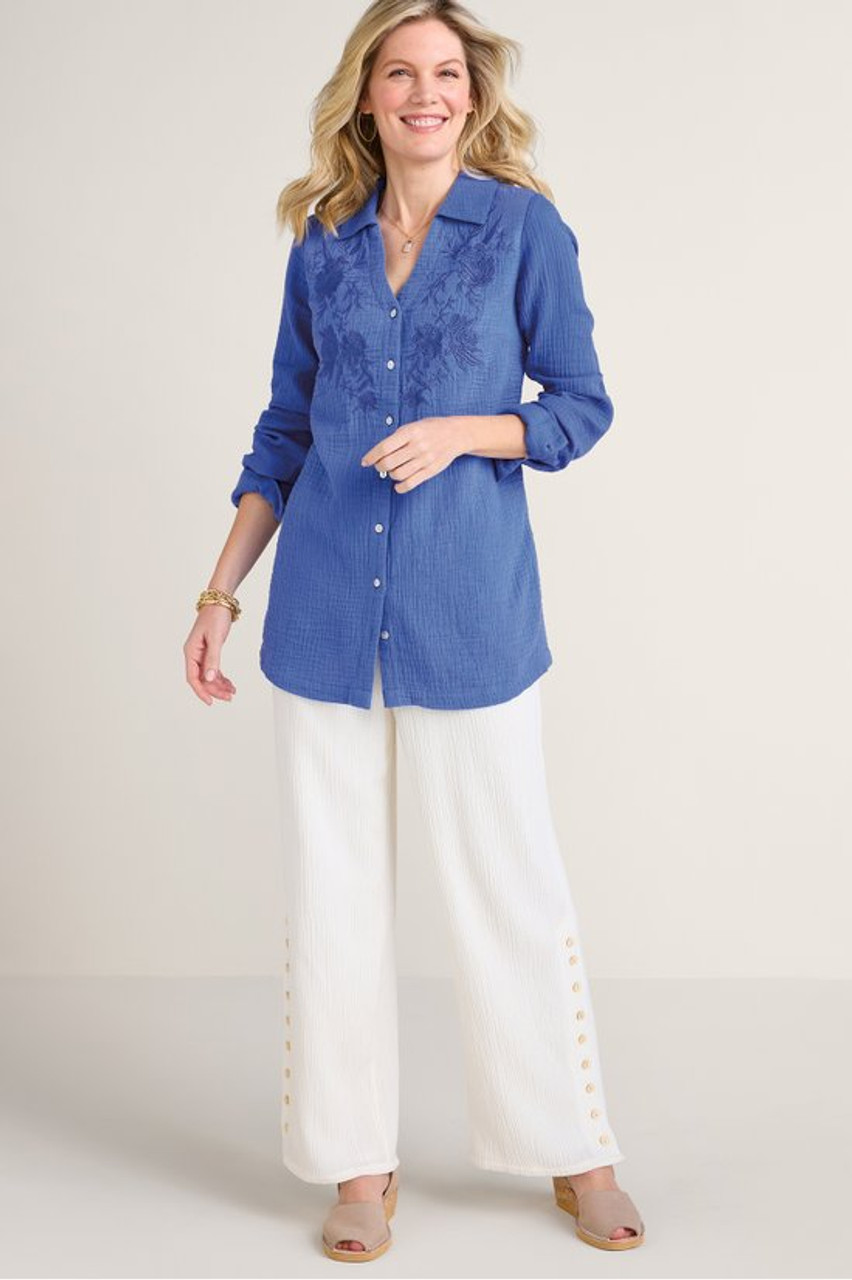 Escambia Gauze Tunic Shirt