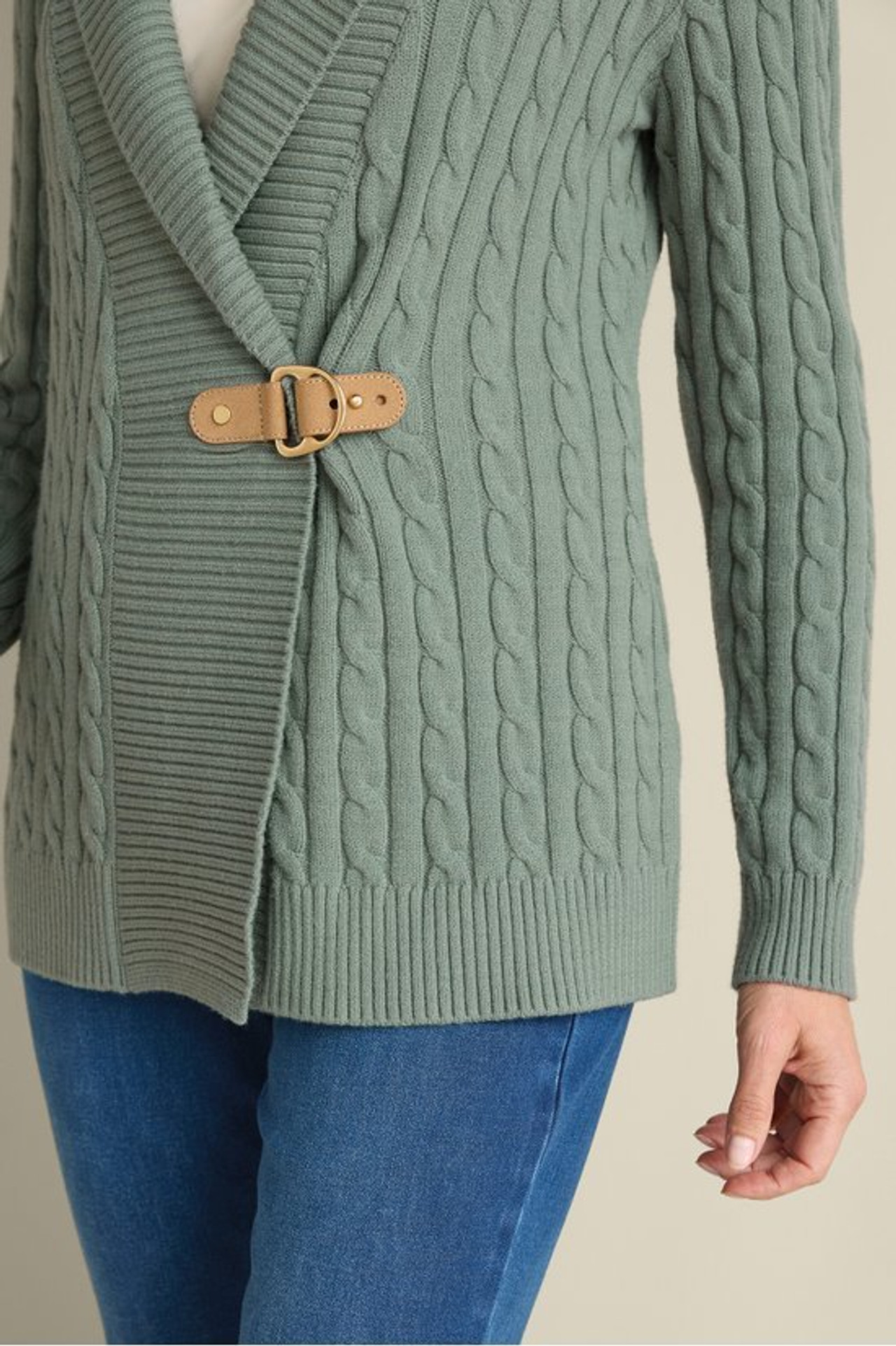Ivey Cable Knit Cardigan