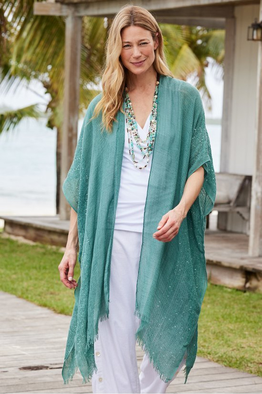 Astra Sequined Ruana