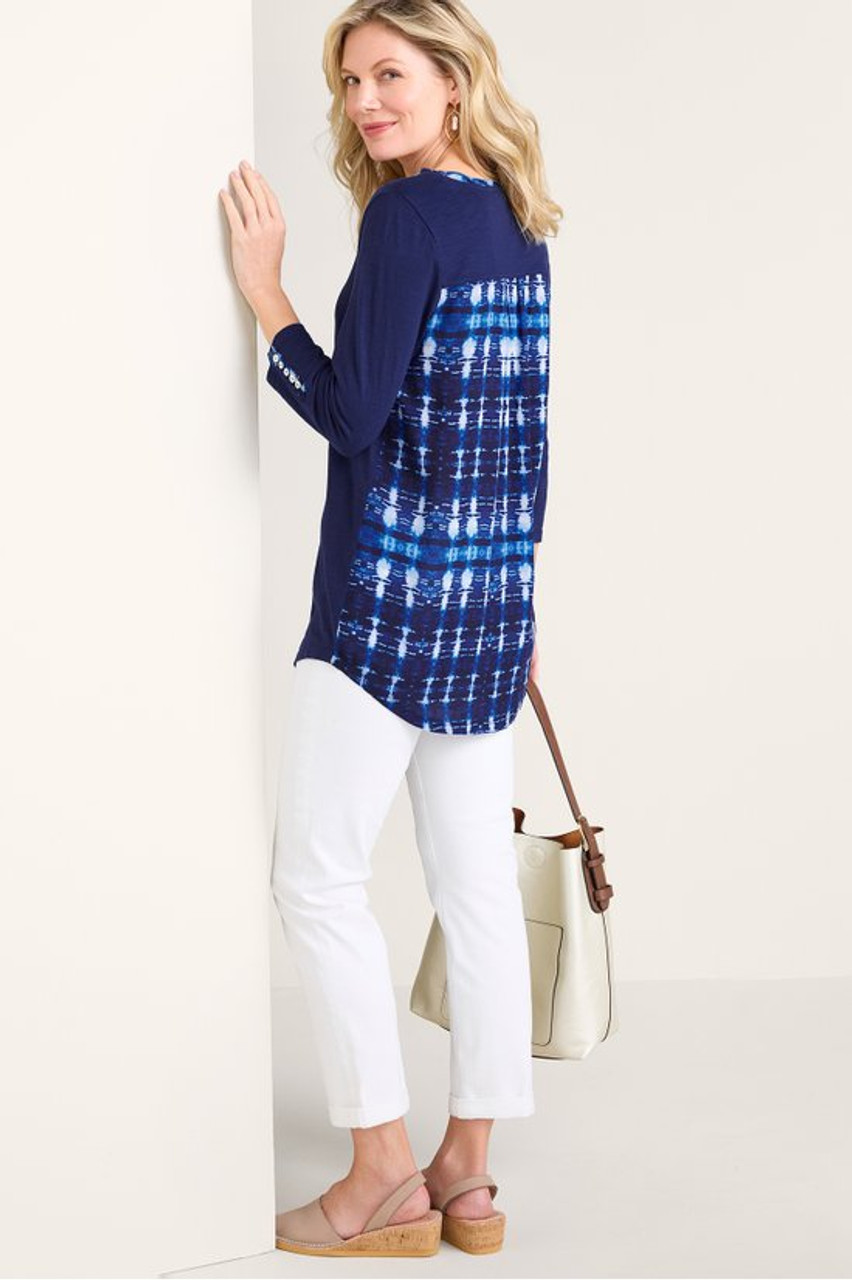 Nieve Mixed-Media Tunic