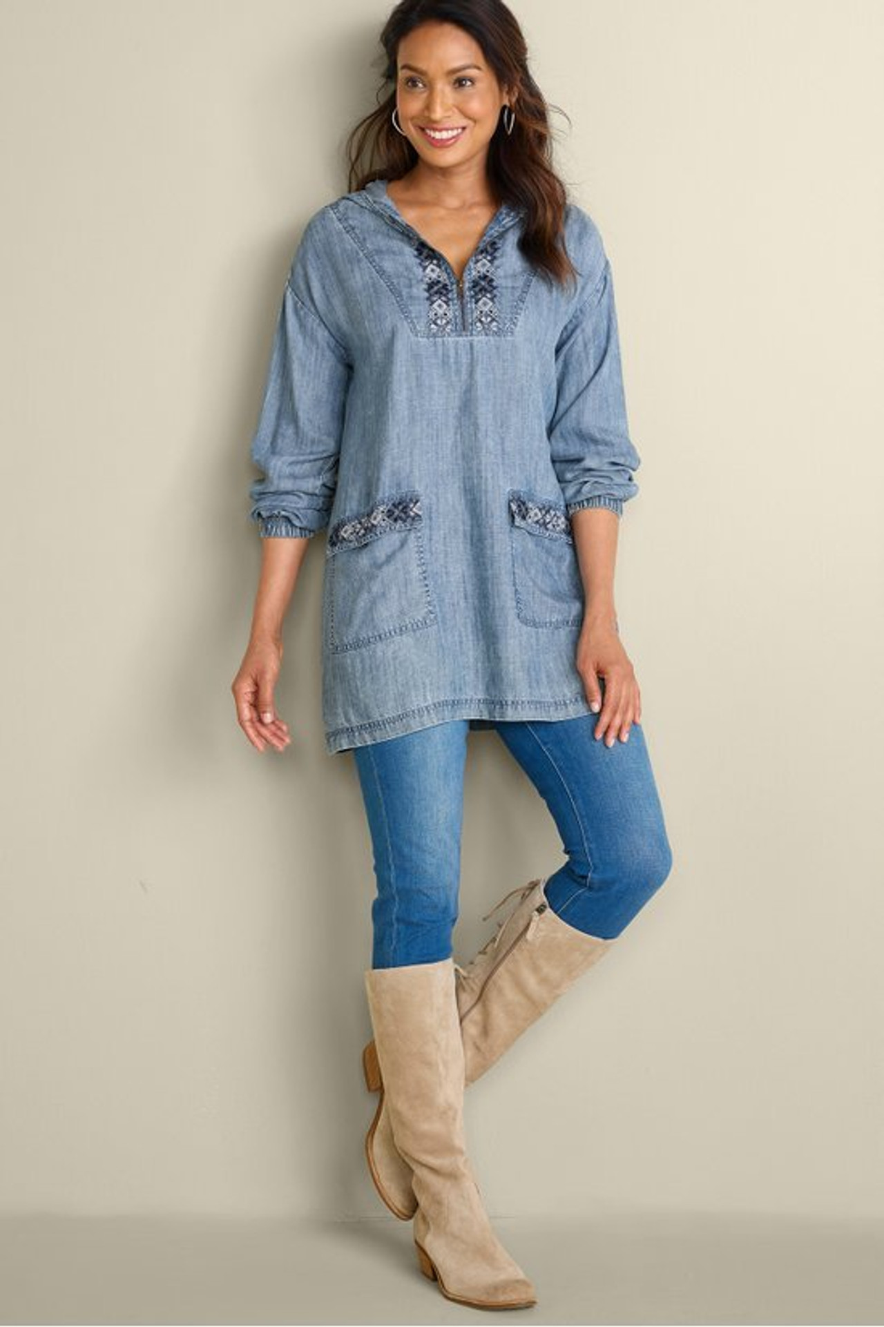 Evie Embroidered TENCEL™ Hoodie