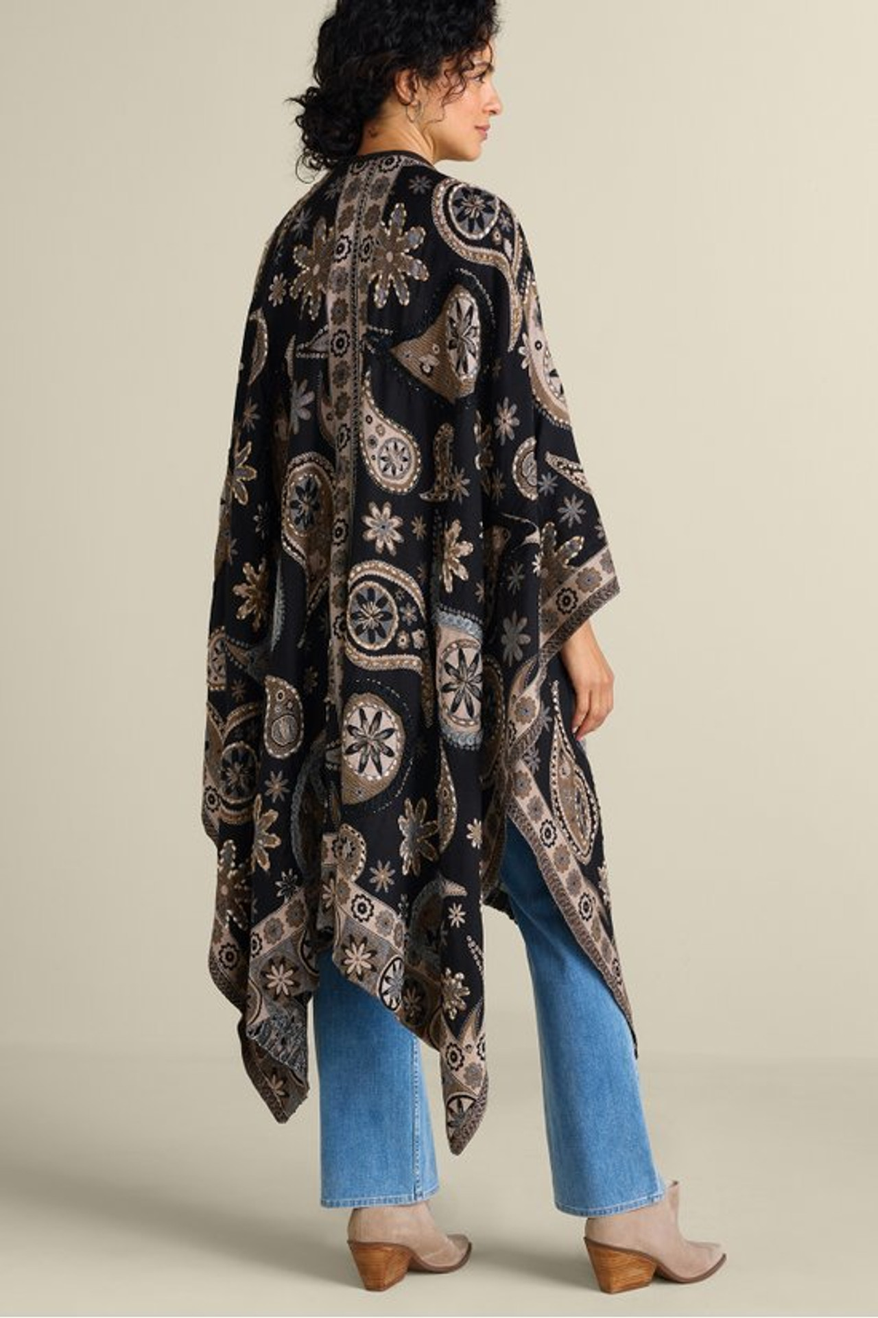 Yasmin Embroidered Wrap