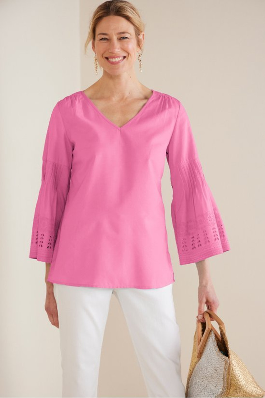 Heloise Eyelet Sleeve Tunic