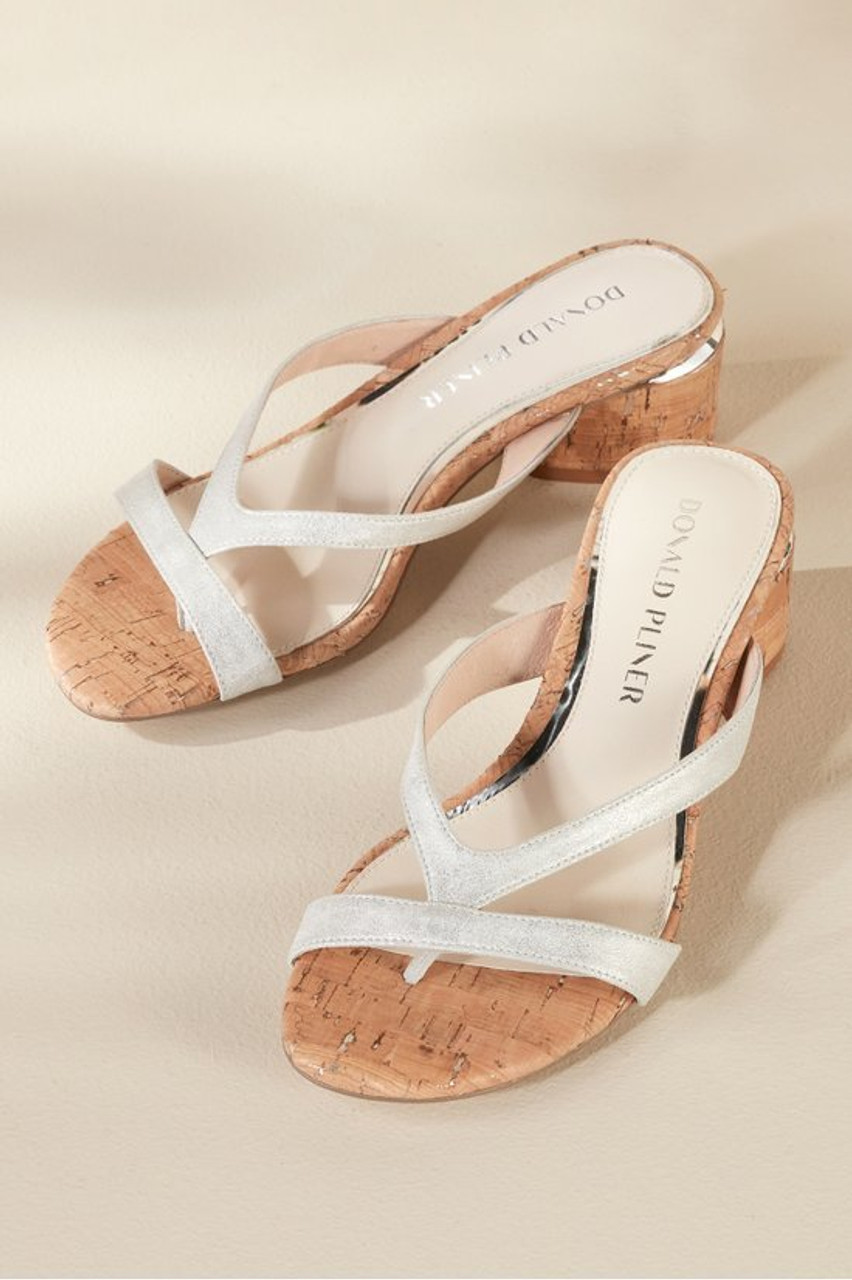 Donald Pliner Mida Cork Heel Slide