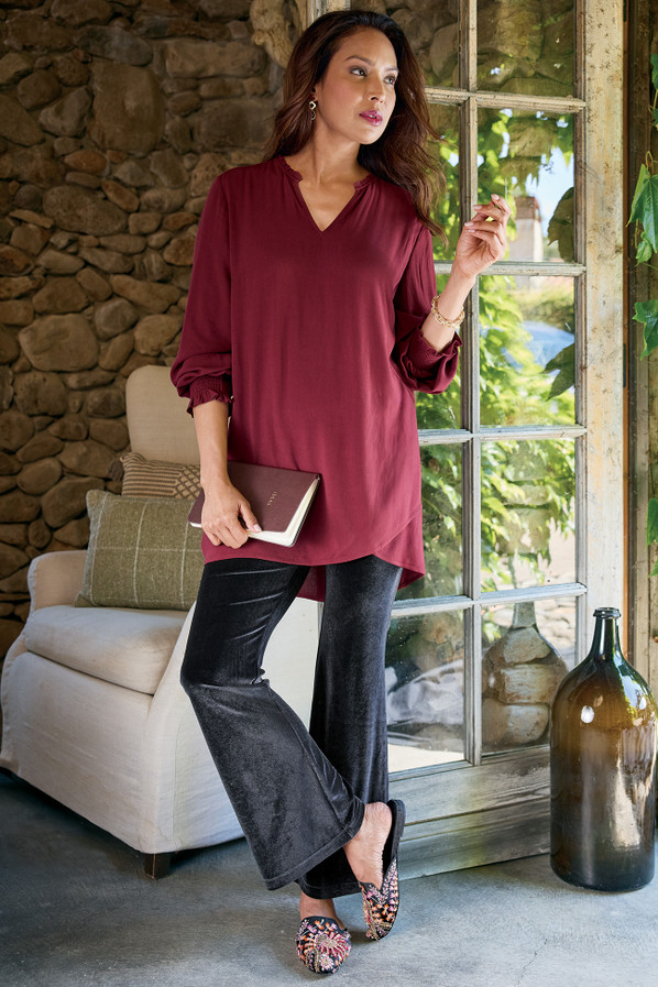 Gianna Velvet Bootcut Pants