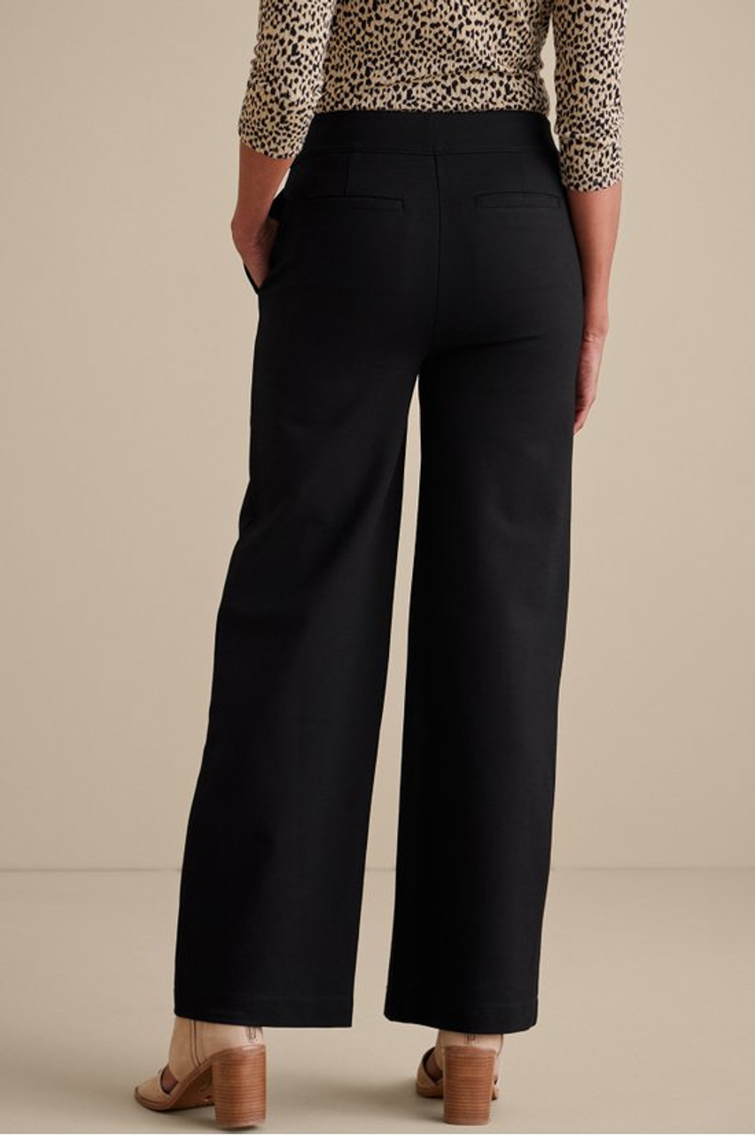 SoftEssential™ Ponte Wide Leg Pants