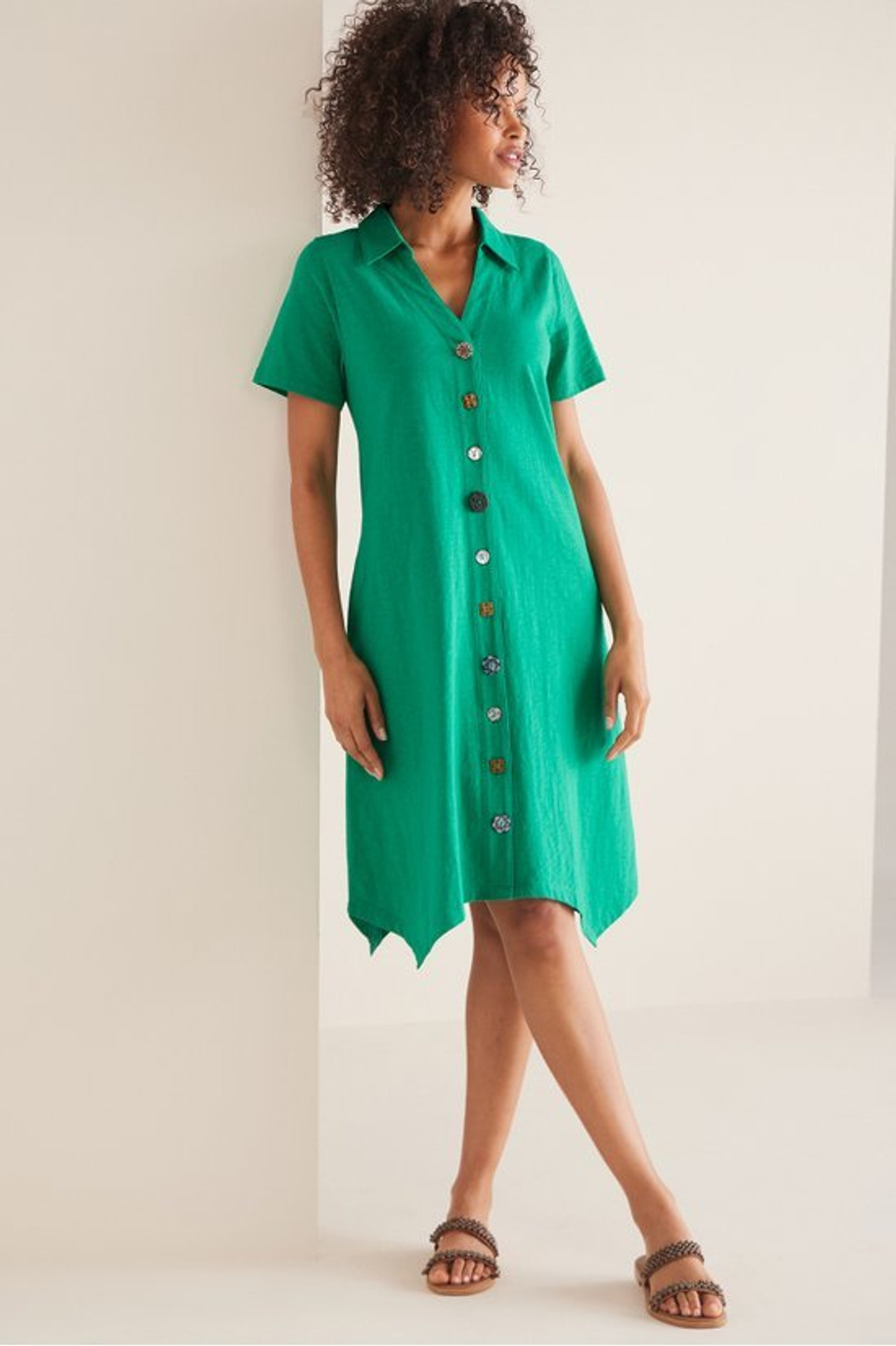 Danielle Button Dress1338