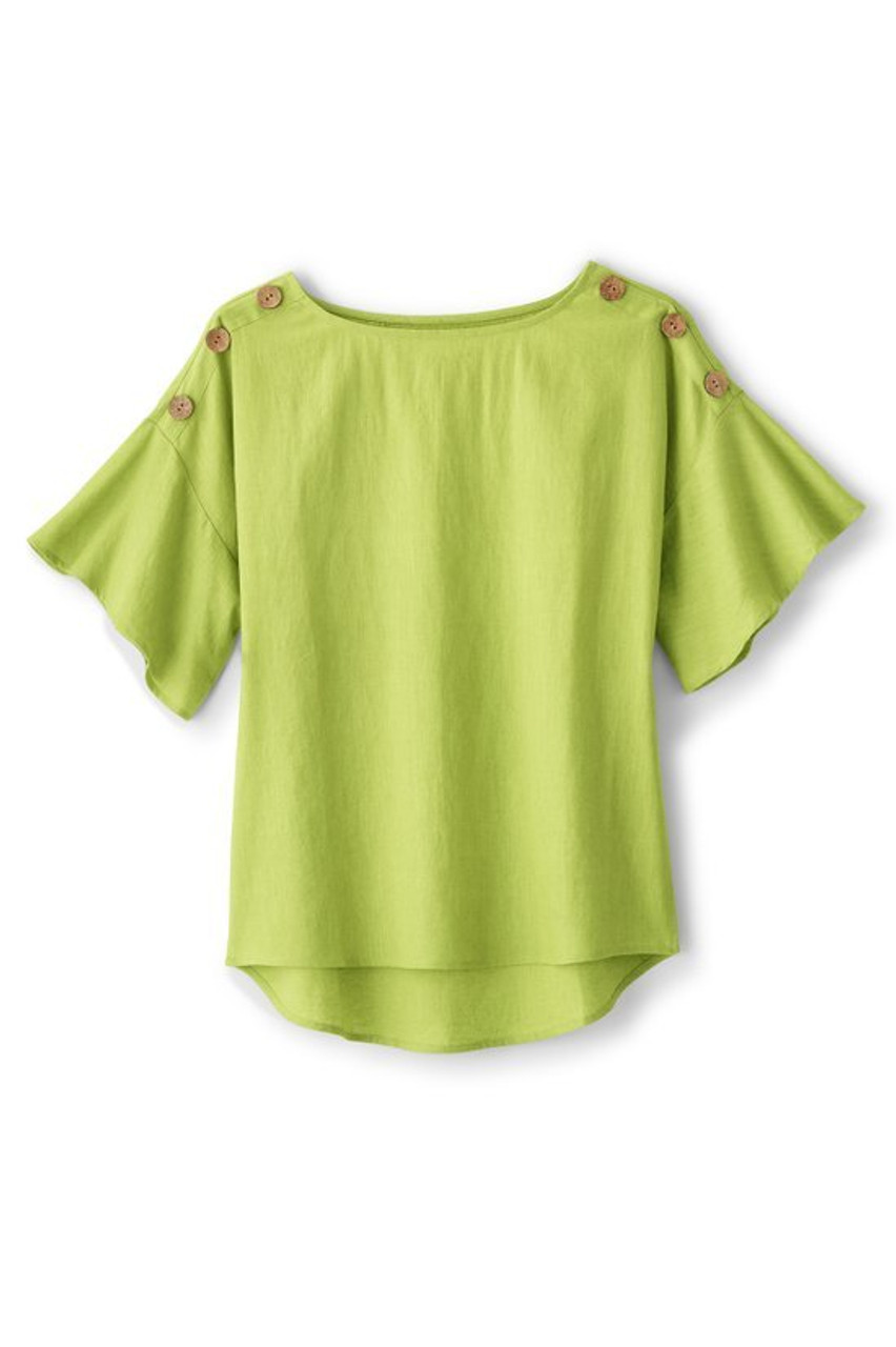 Andrea Linen Blend Pullover