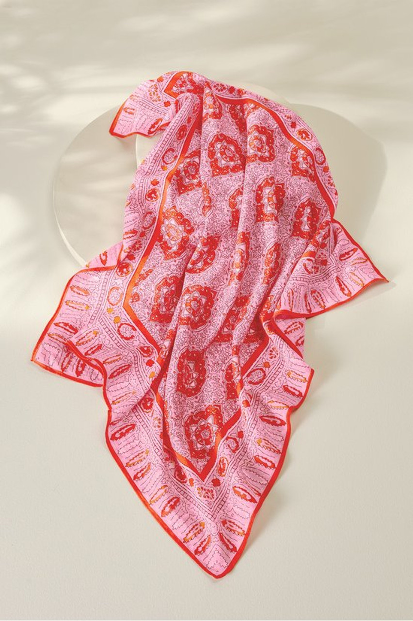 Tracee Medallion Bandana Scarf