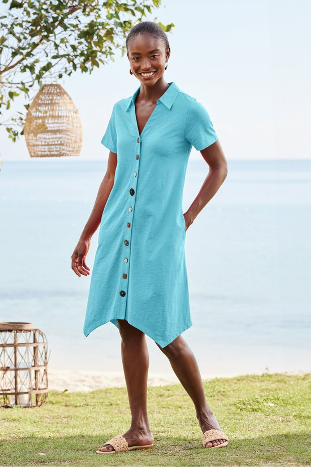 Danielle Button Dress1338