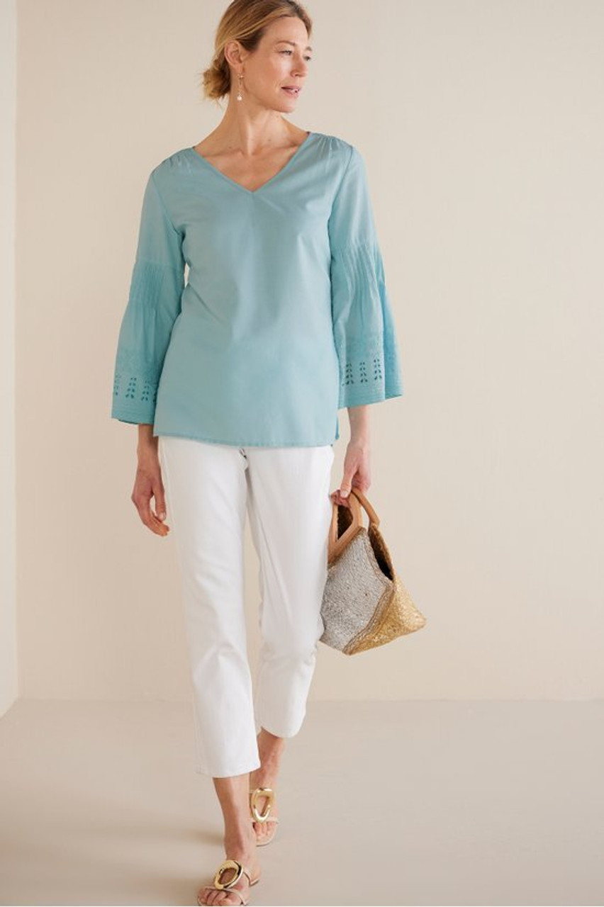 Heloise Eyelet Sleeve Tunic