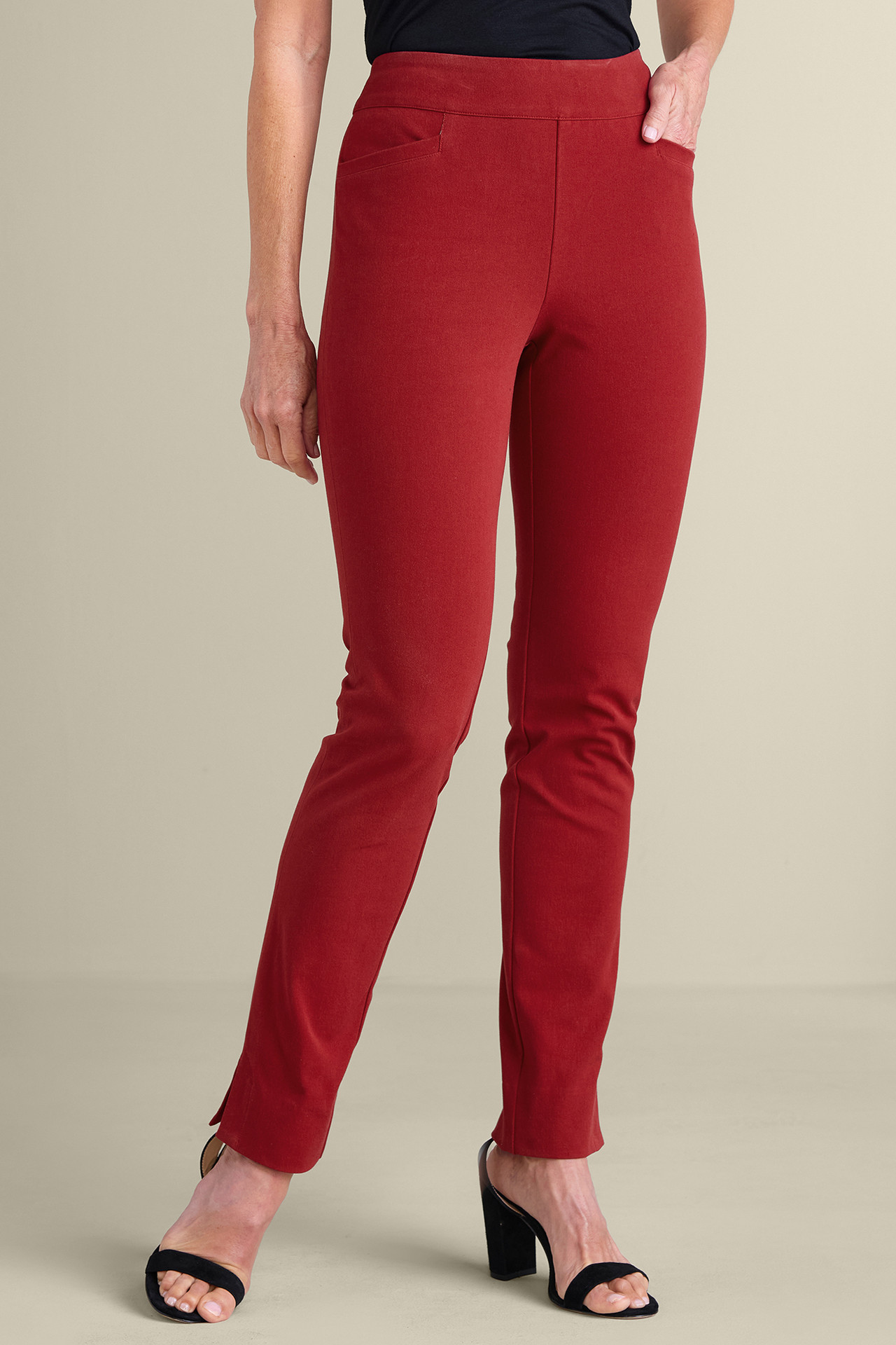 SoftEssential™ SUPERLA Slim Leg Ankle Pants1179