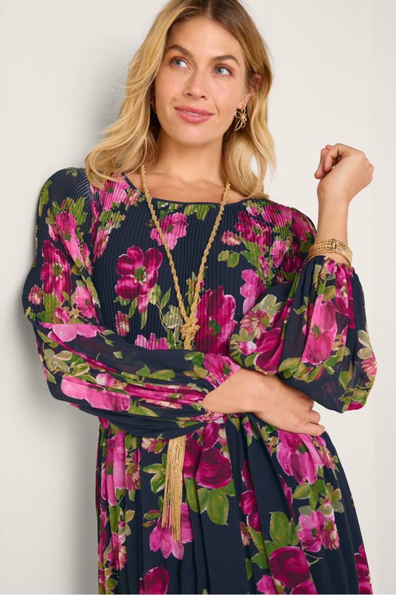 Ondine Pleated Dress