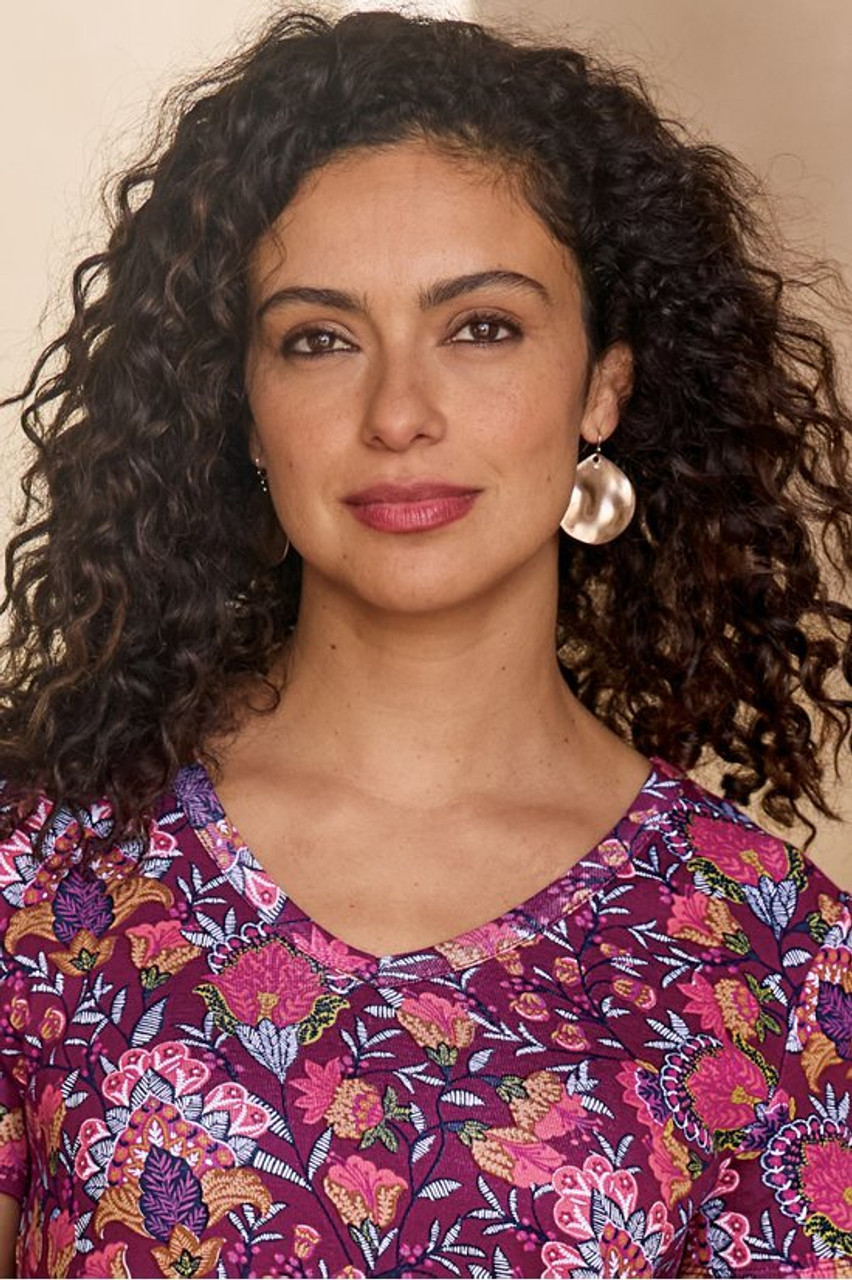 Meza Hammered Disc Earrings