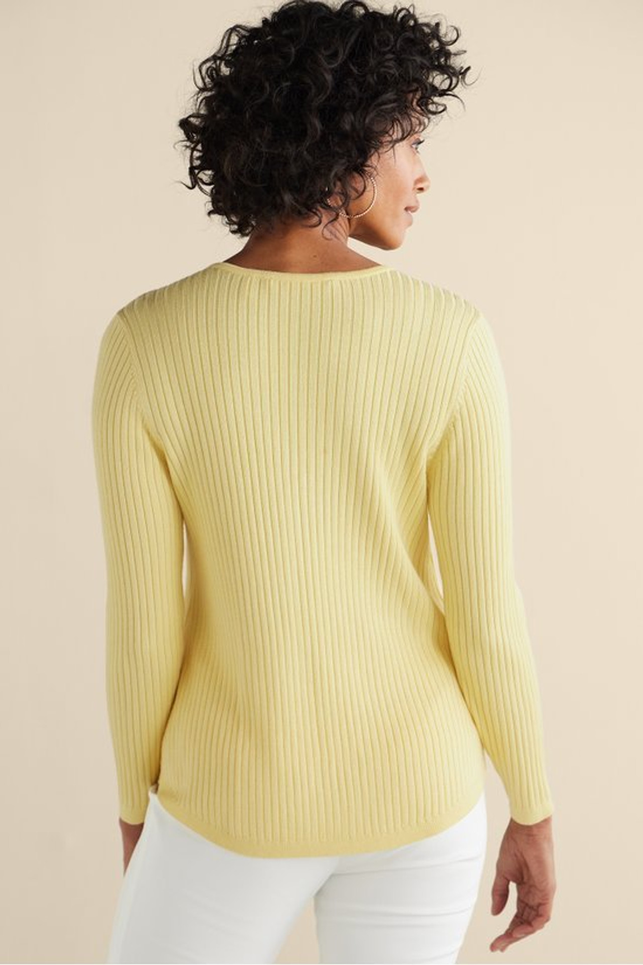 SoftEssential™ Ribbed Valentina Sweater