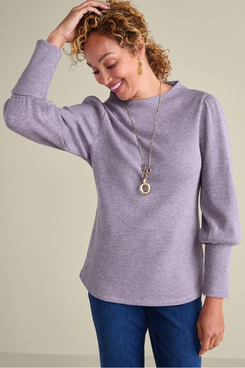 Melina Waffle Pullover