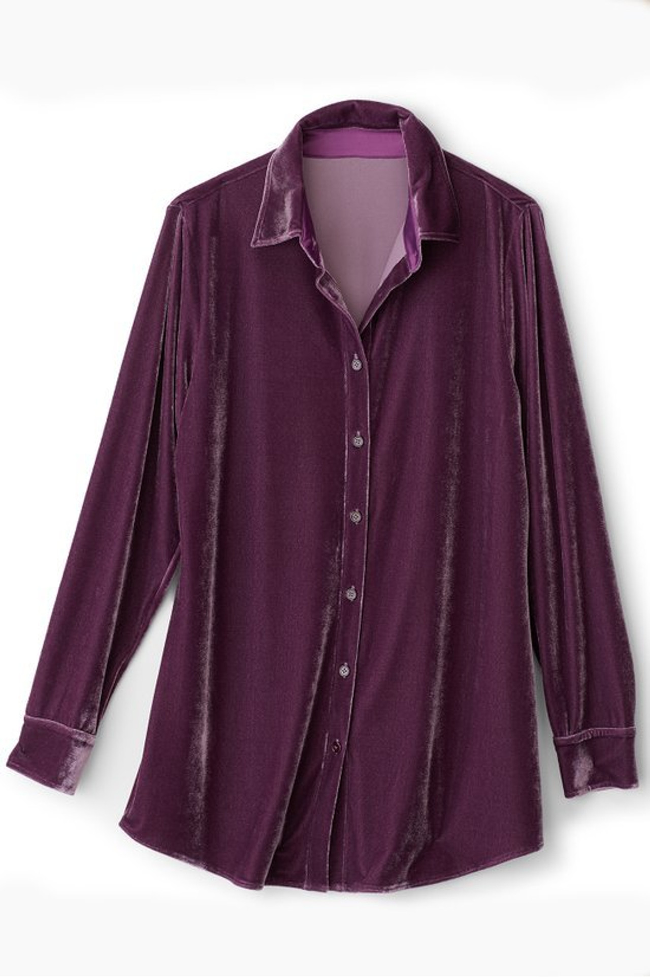 Velvet Boyfriend Tunic Shirt1479